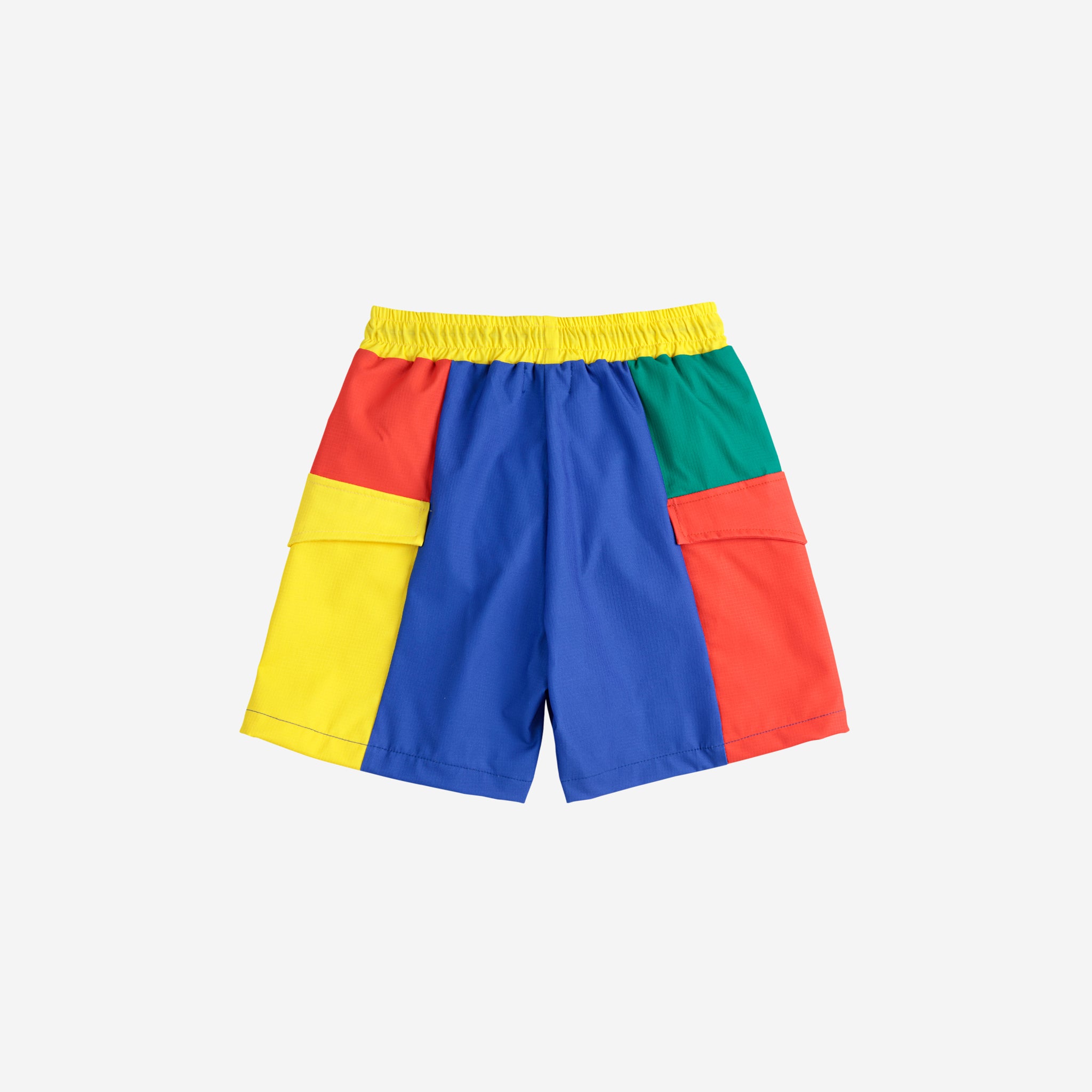 Boys Colorful Printed Logo Swimshorts