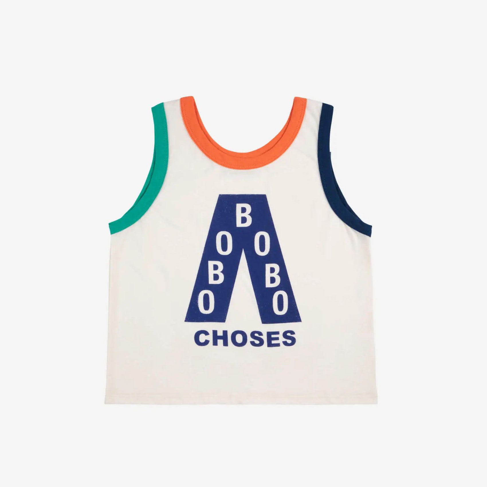 Boys & Girls White Logo Cotton Vest