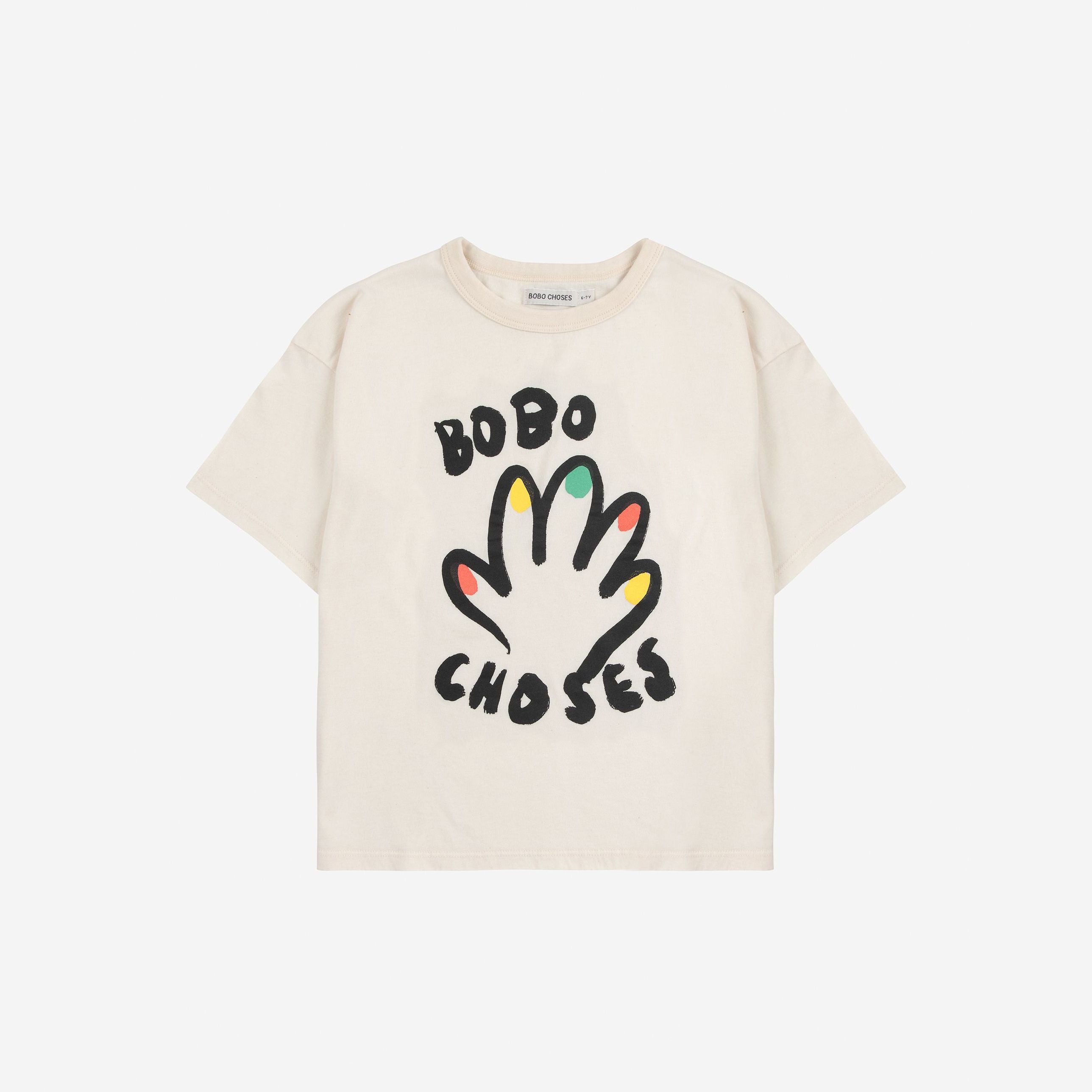 Boys & Girls White Logo Cotton T-Shirt