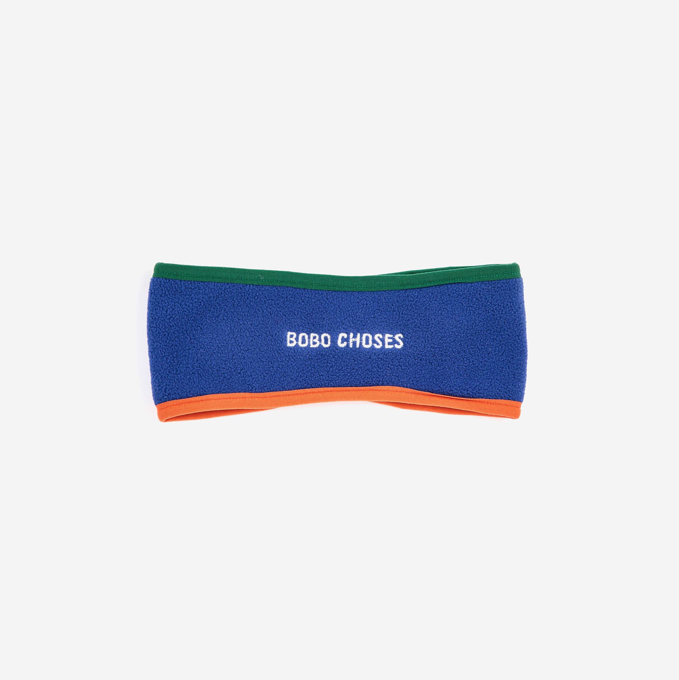 Boys Blue Embroidered Logo Headband