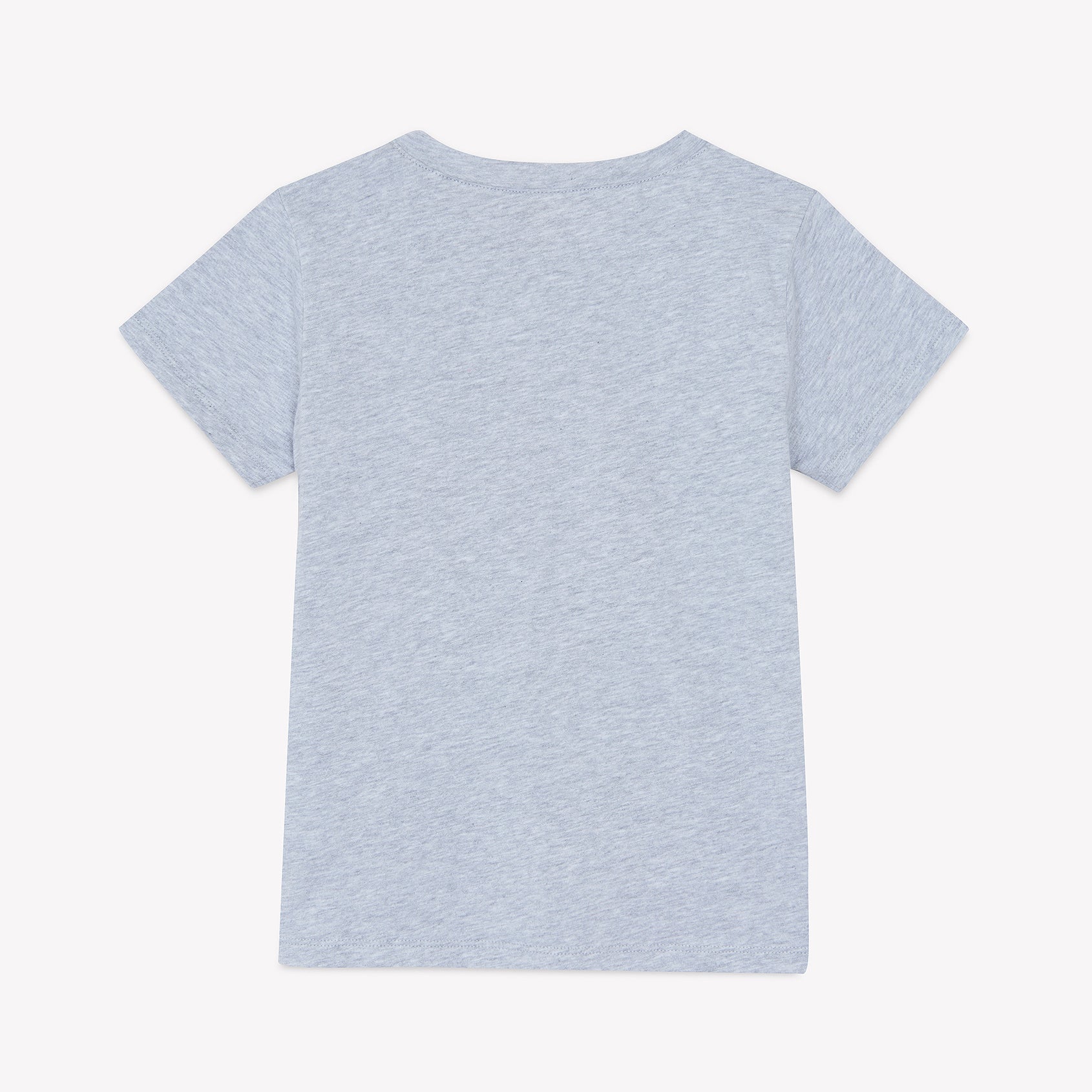 Boys Grey Printed Logo Cotton T-Shirt