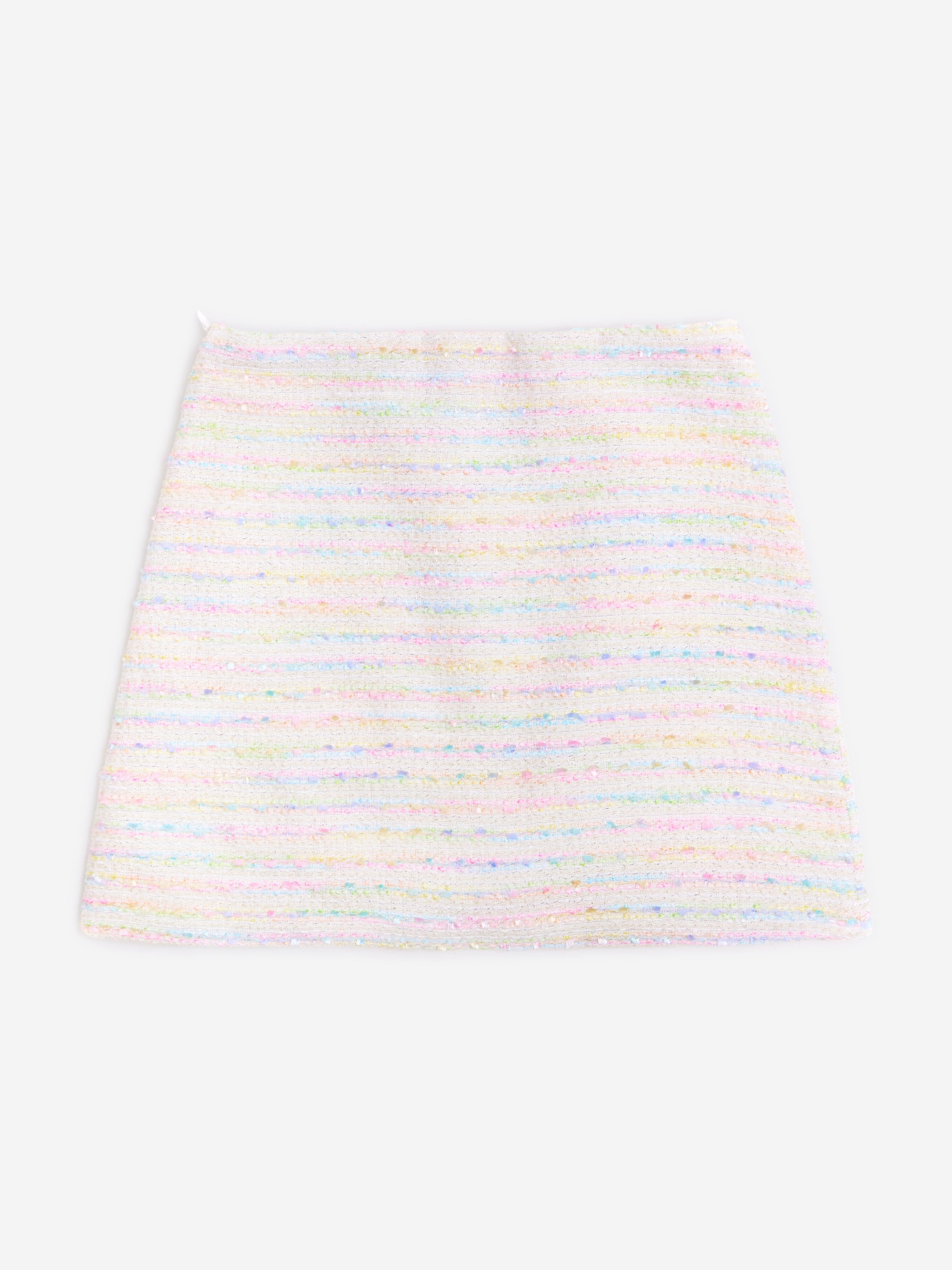 BCBG Girls Tweed Pencil Skirt in Blue