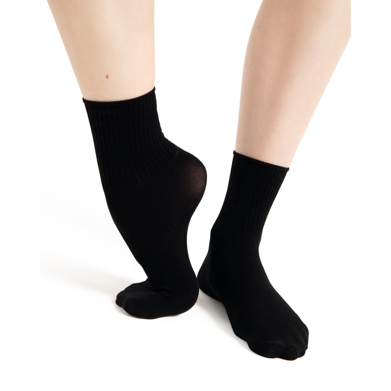 Boys & Girls Black Ballet Socks(BG022C/BLK)