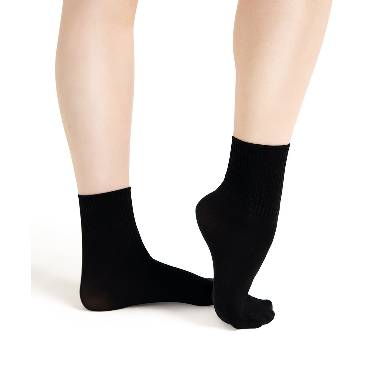 Boys & Girls Black Ballet Socks(BG022C/BLK)