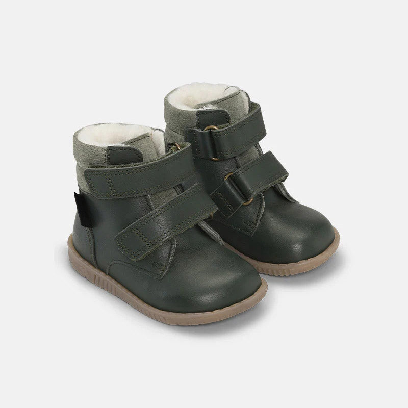 Baby Boys & Girls Green "Rabbit Strap TEX" Shoes