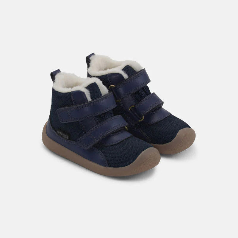 Baby Boys & Girls Dark Blue "Walk Winter Baby TEX" Shoes