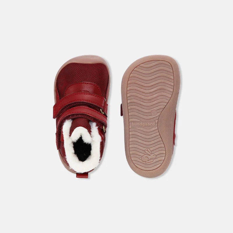 Baby Boys & Girls Red "Walk Winter Baby TEX" Shoes