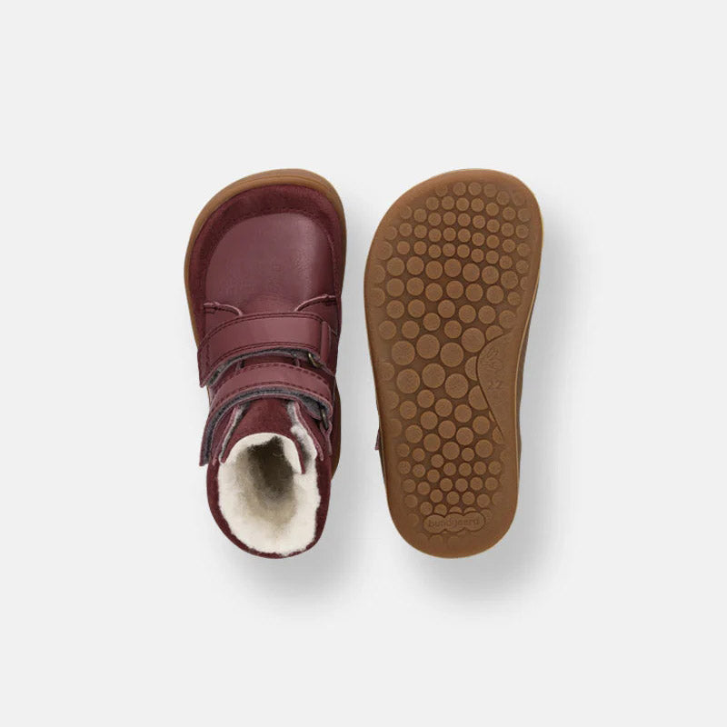 Baby Boys & Girls Wine Red "Basil Strap Mini II TEX" Shoes