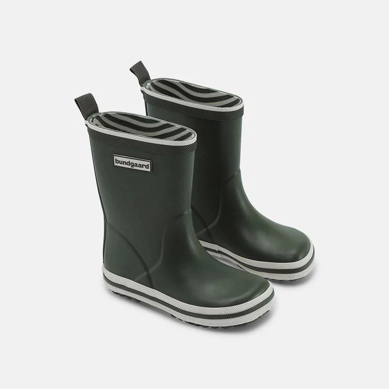 Boys & Girls Green "Charly High" Rain Shoes