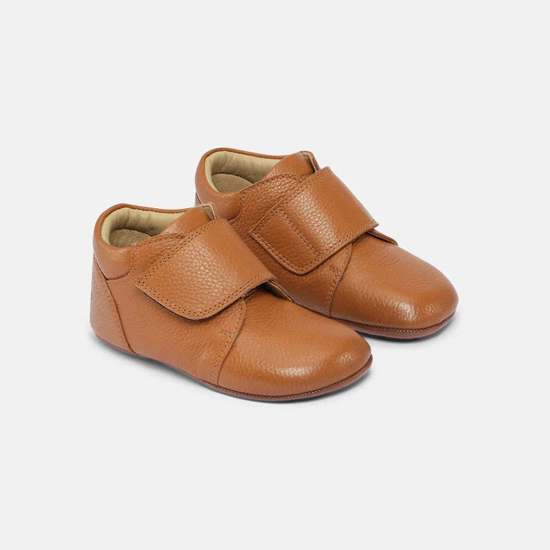 Boys & Girls Light Brown "Tannu" Shoes