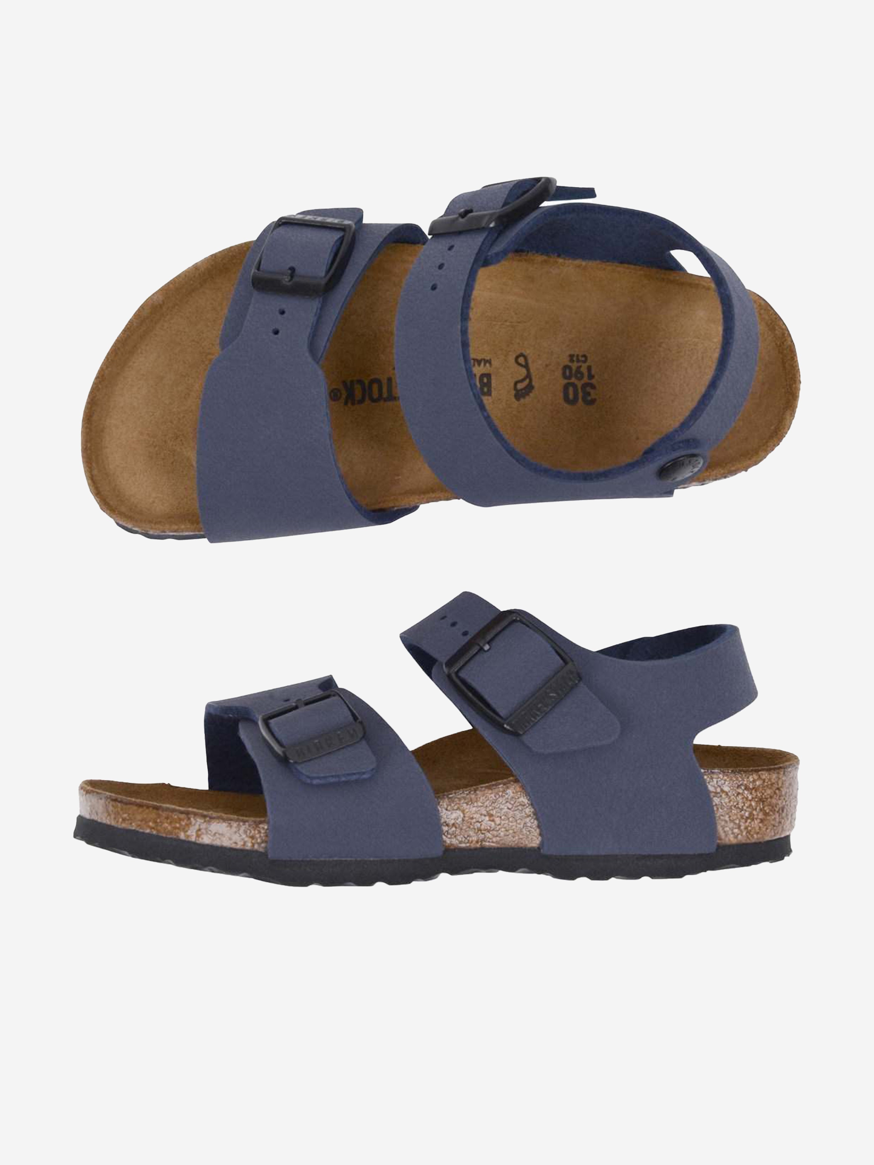 Boys New York Sandals in Navy