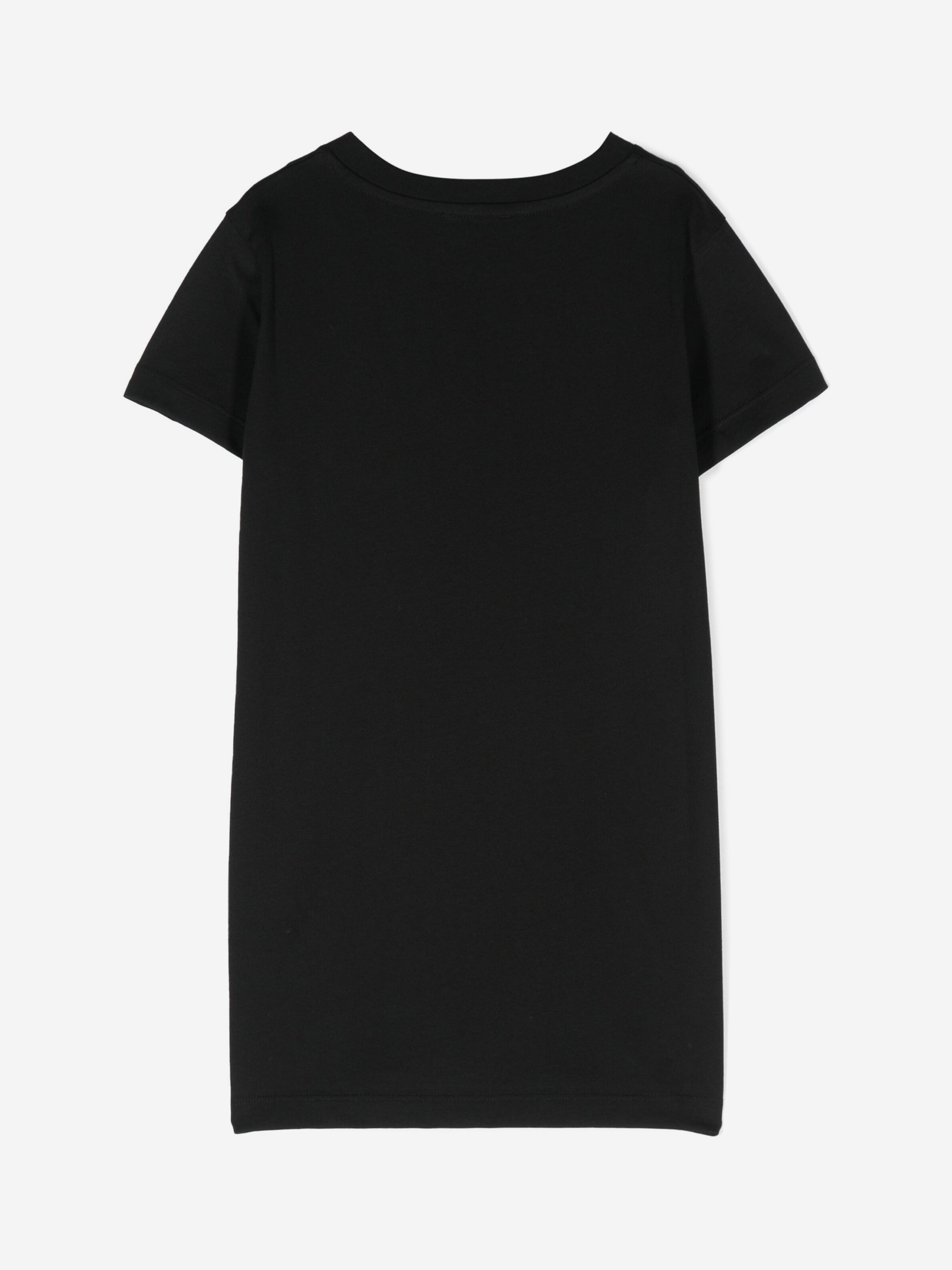Balmain Girls Paris Logo Jersey Dress in Black