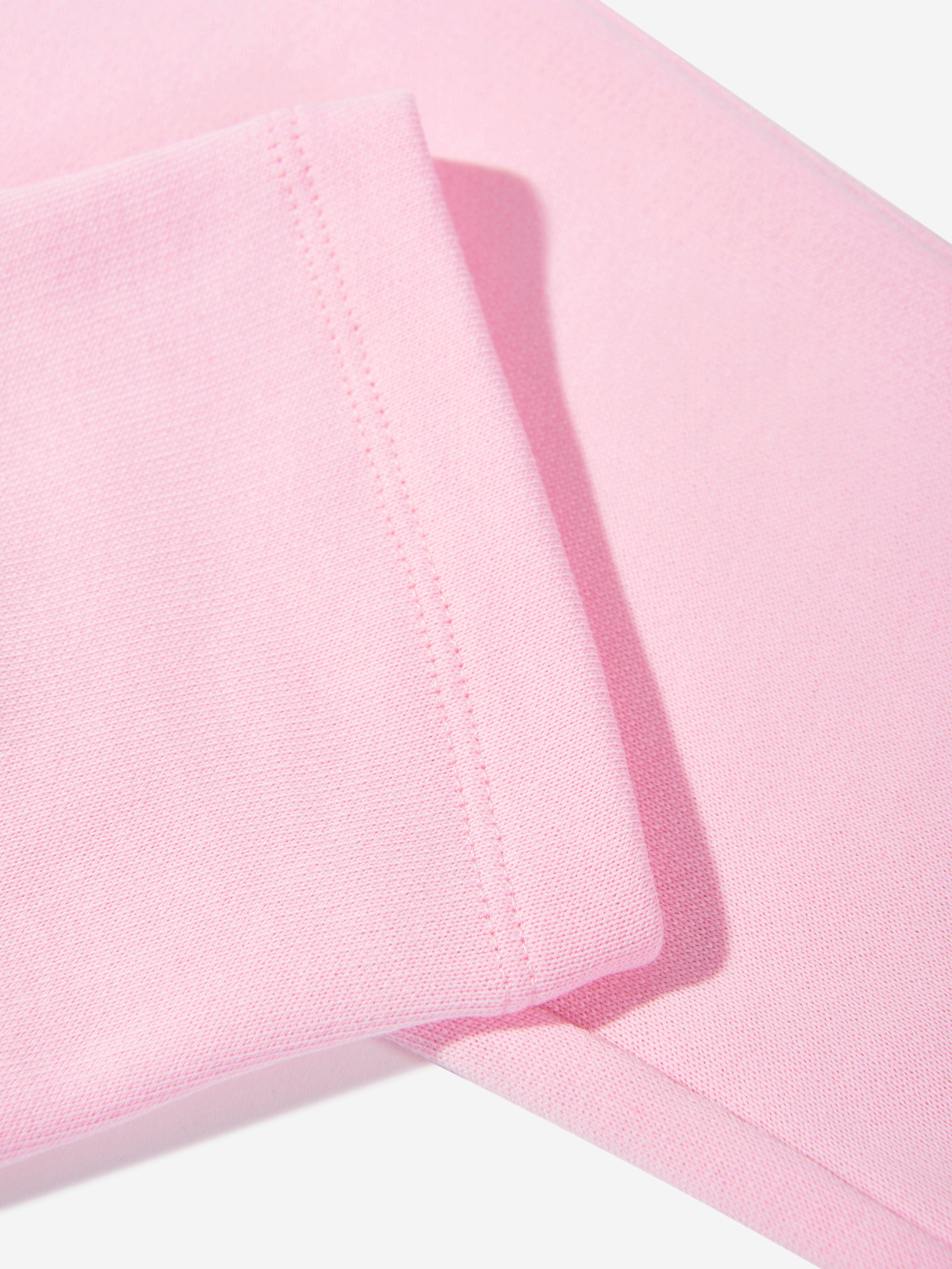 Balmain Girls Logo Button Joggers in Pink