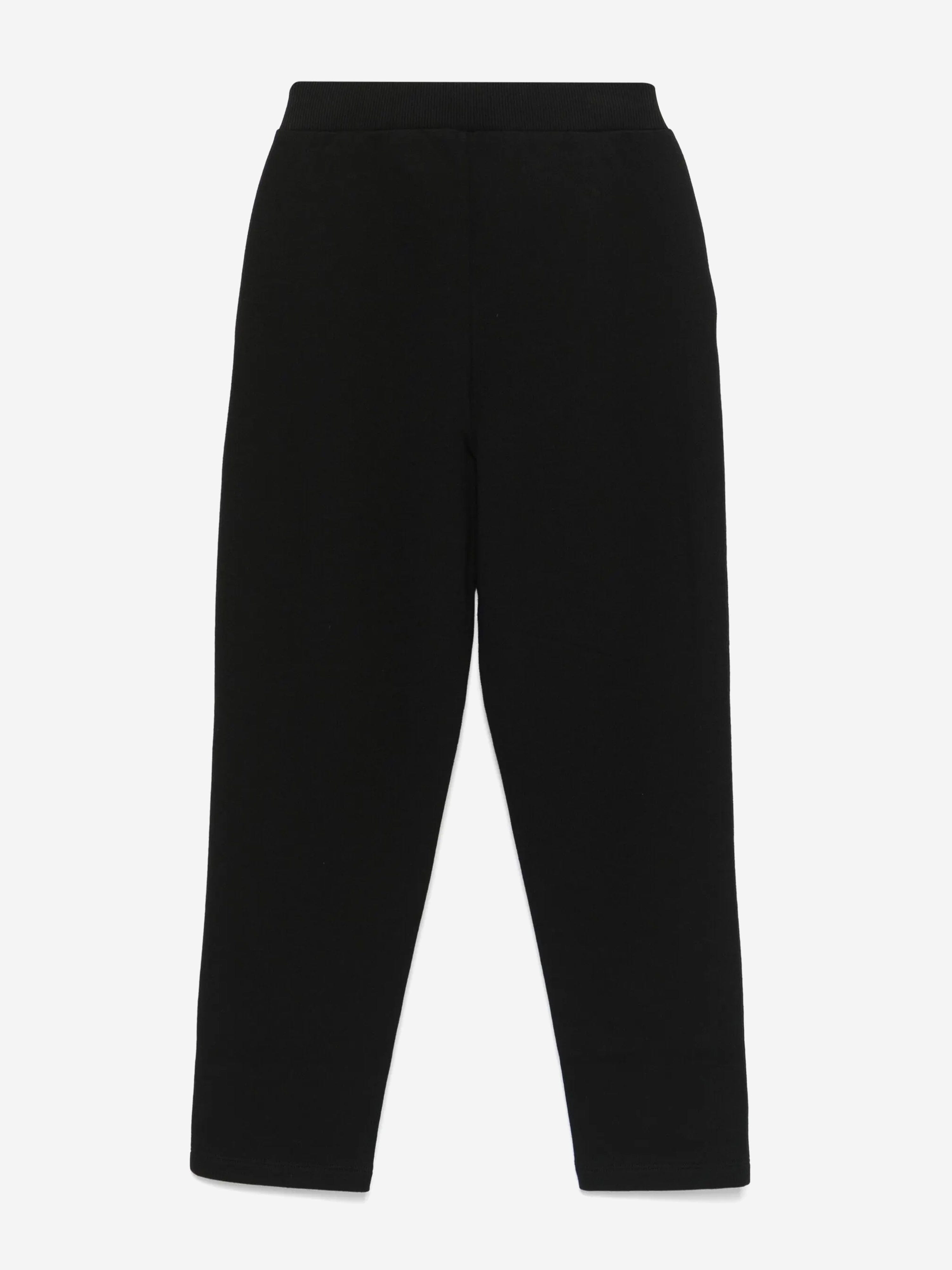Balmain Girls Logo Button Joggers in Black
