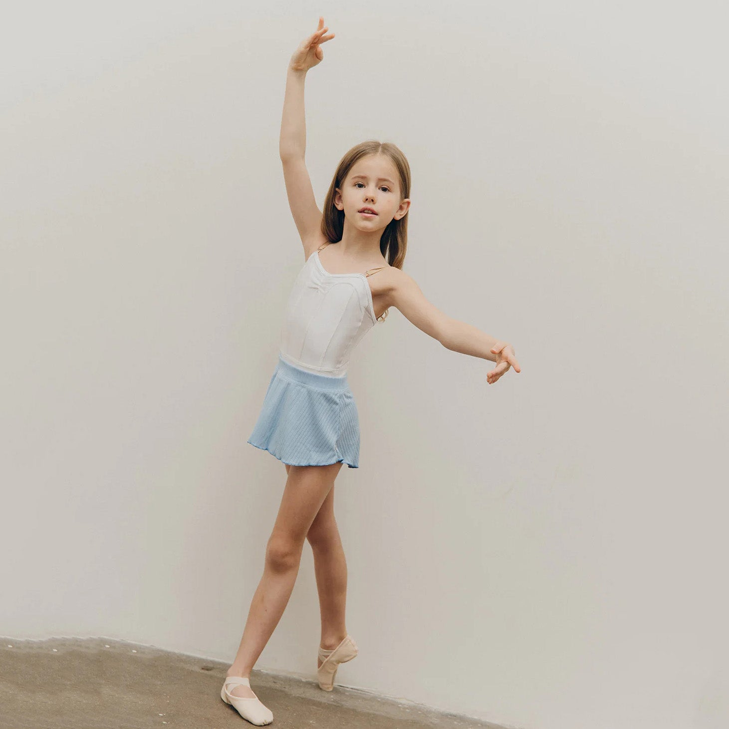 Girls Blue Ballet Skirt