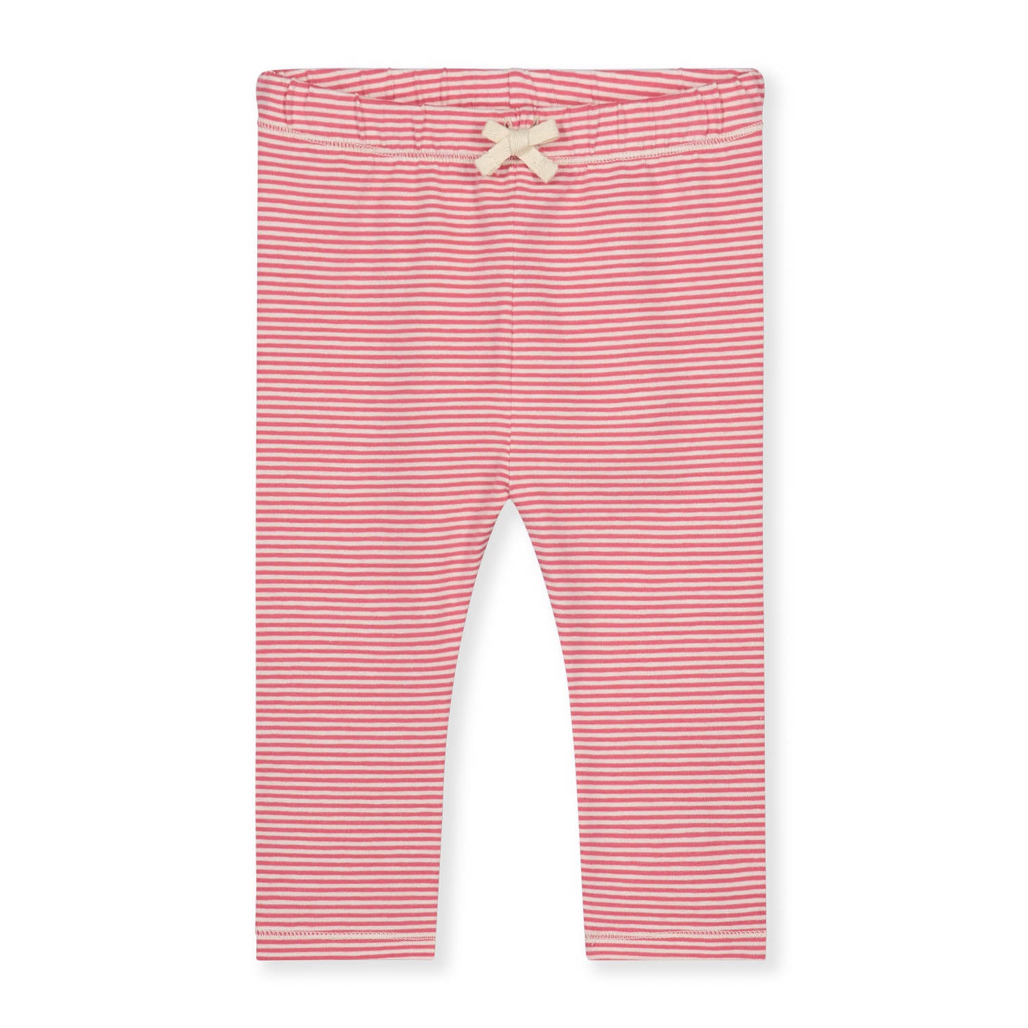 Baby Boys & Girls Pink Stripes Cotton Leggings