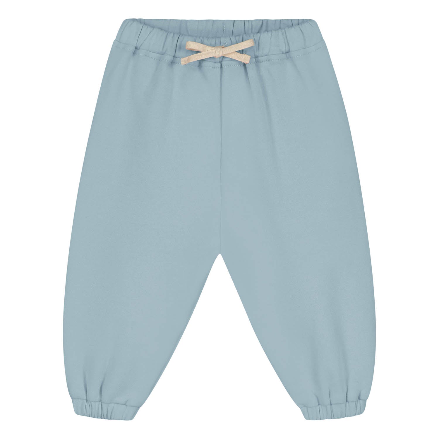 Baby Boys & Girls Sky Blue Cotton Trousers