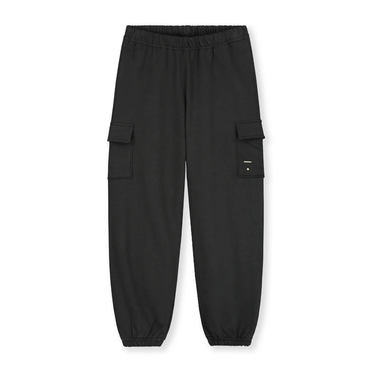 Boys & Girls Black Cotton Trousers