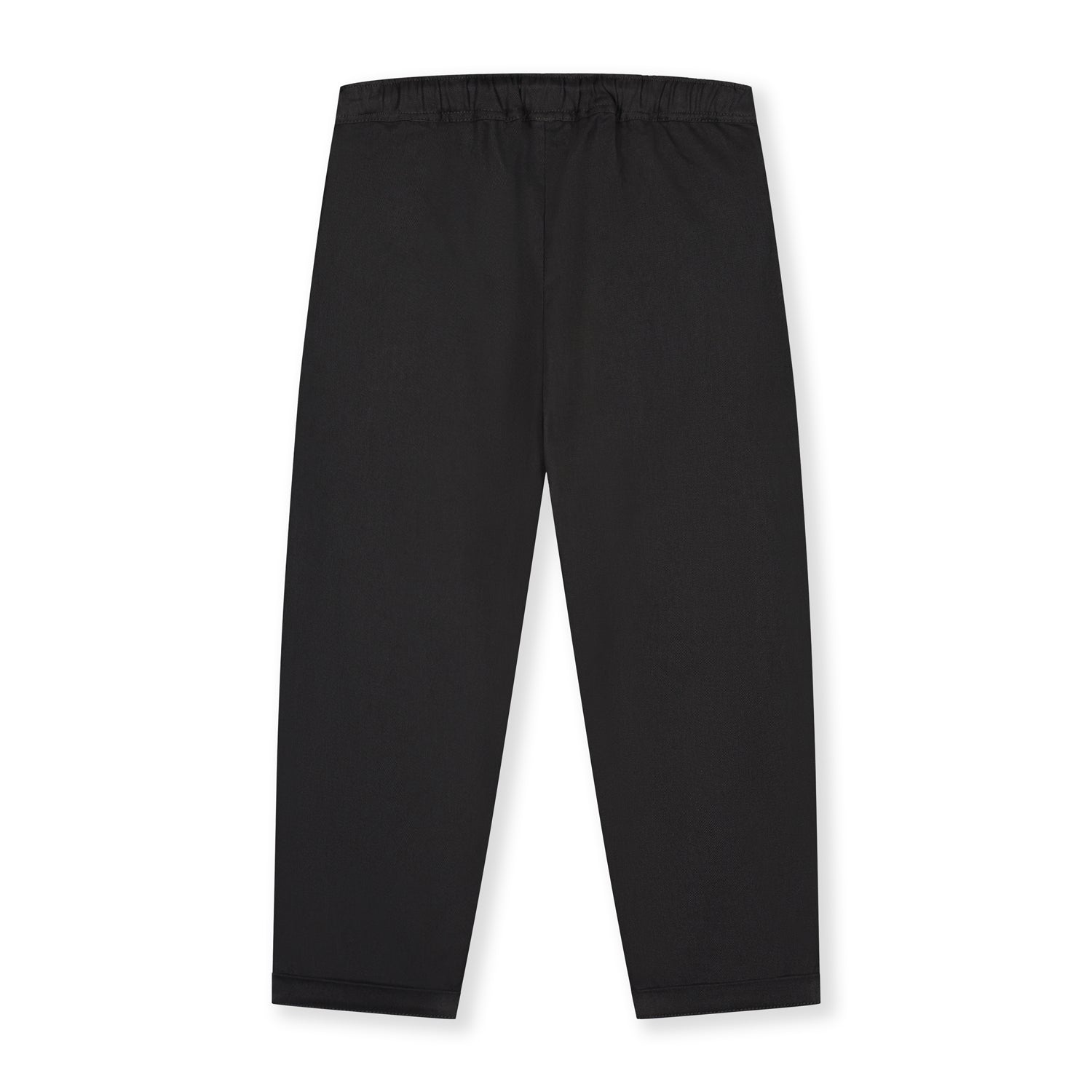 Boys & Girls Black Cotton Trousers