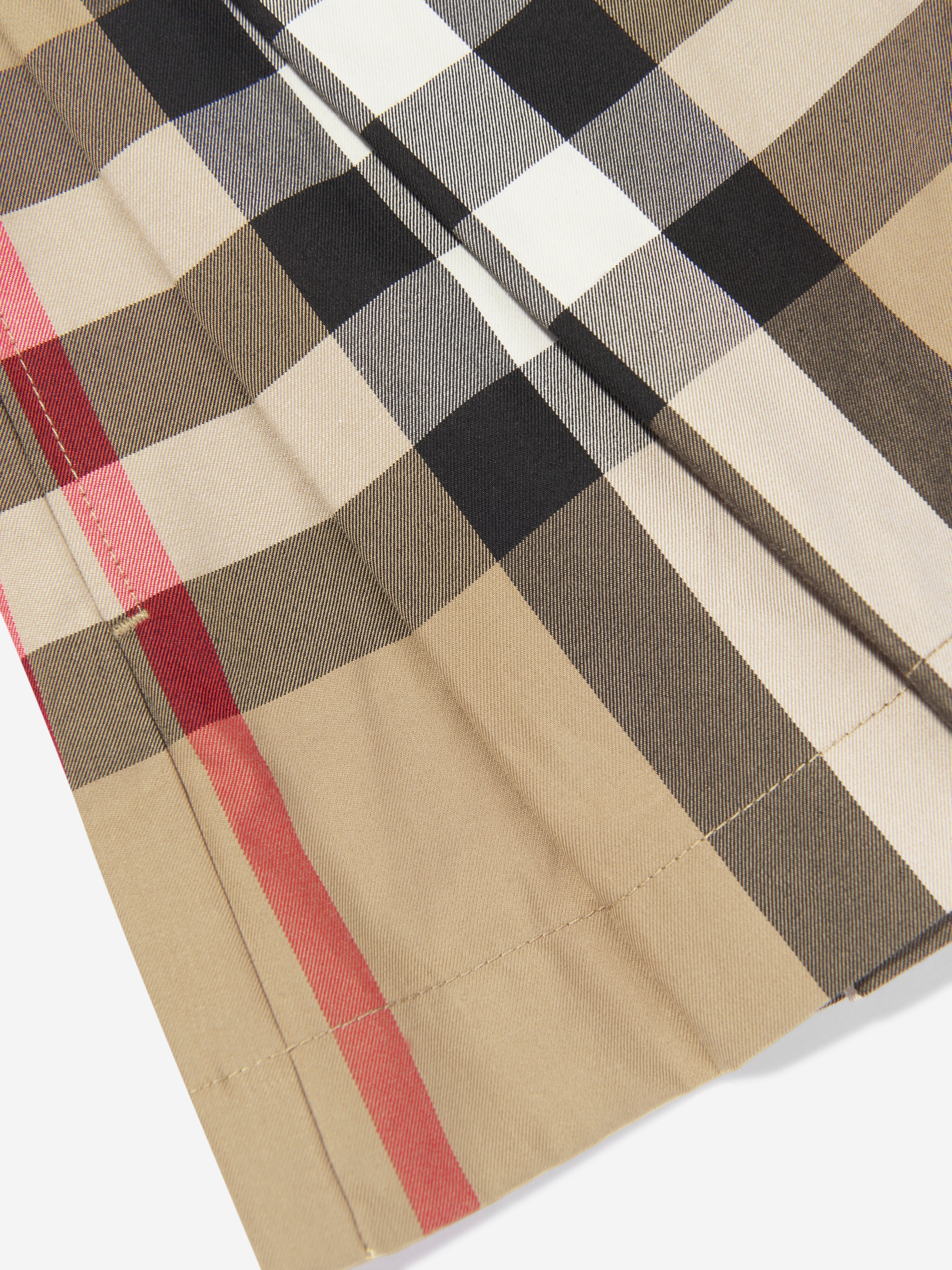 Girls Nicoletta Shorts in Archive Check Beige