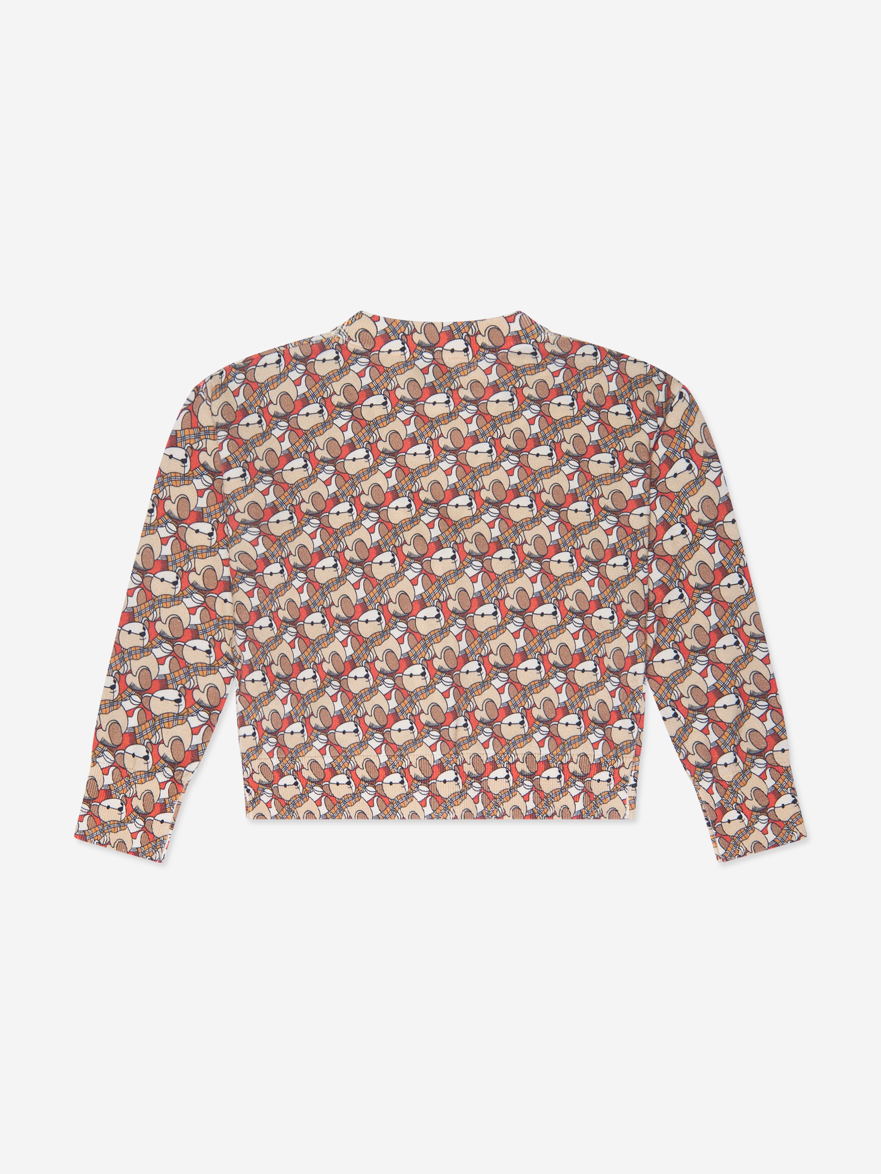 Girls Nicolette Bears Cardigan in Beige