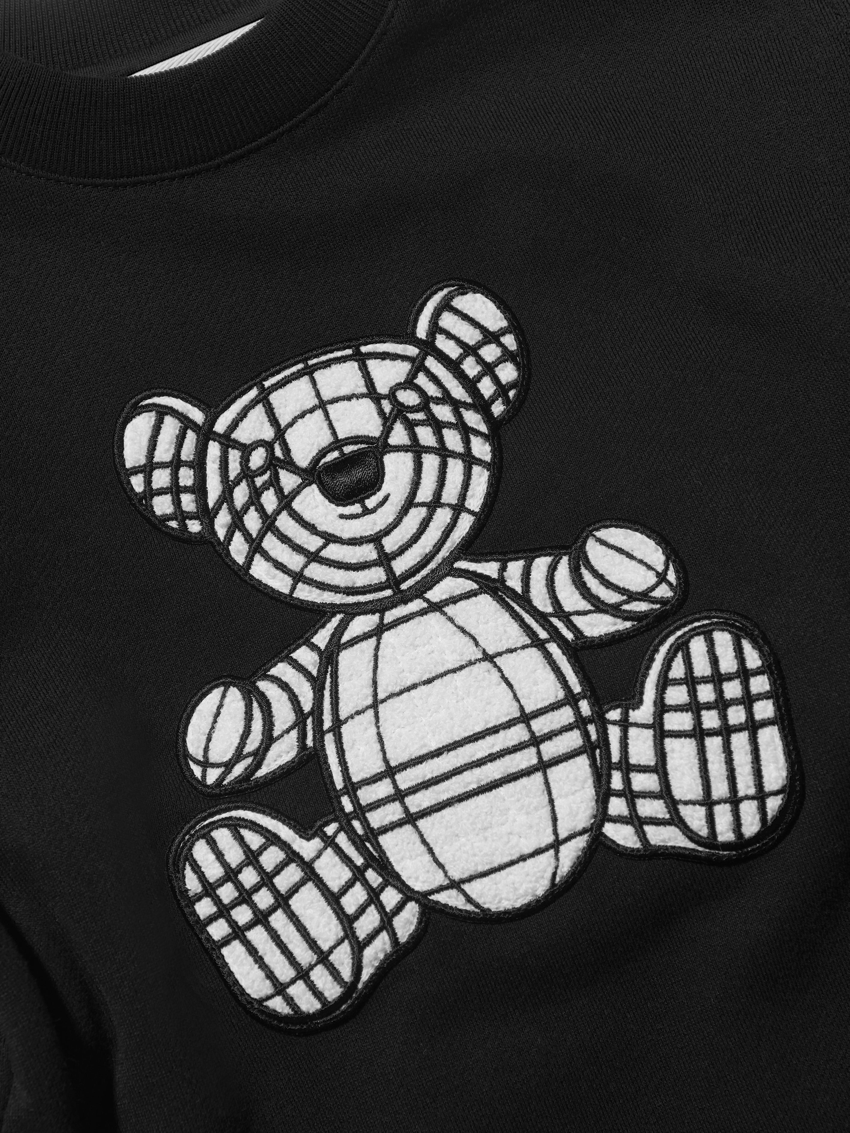 Baby Girls Long Sleeve Mini Talbot Dress In Black