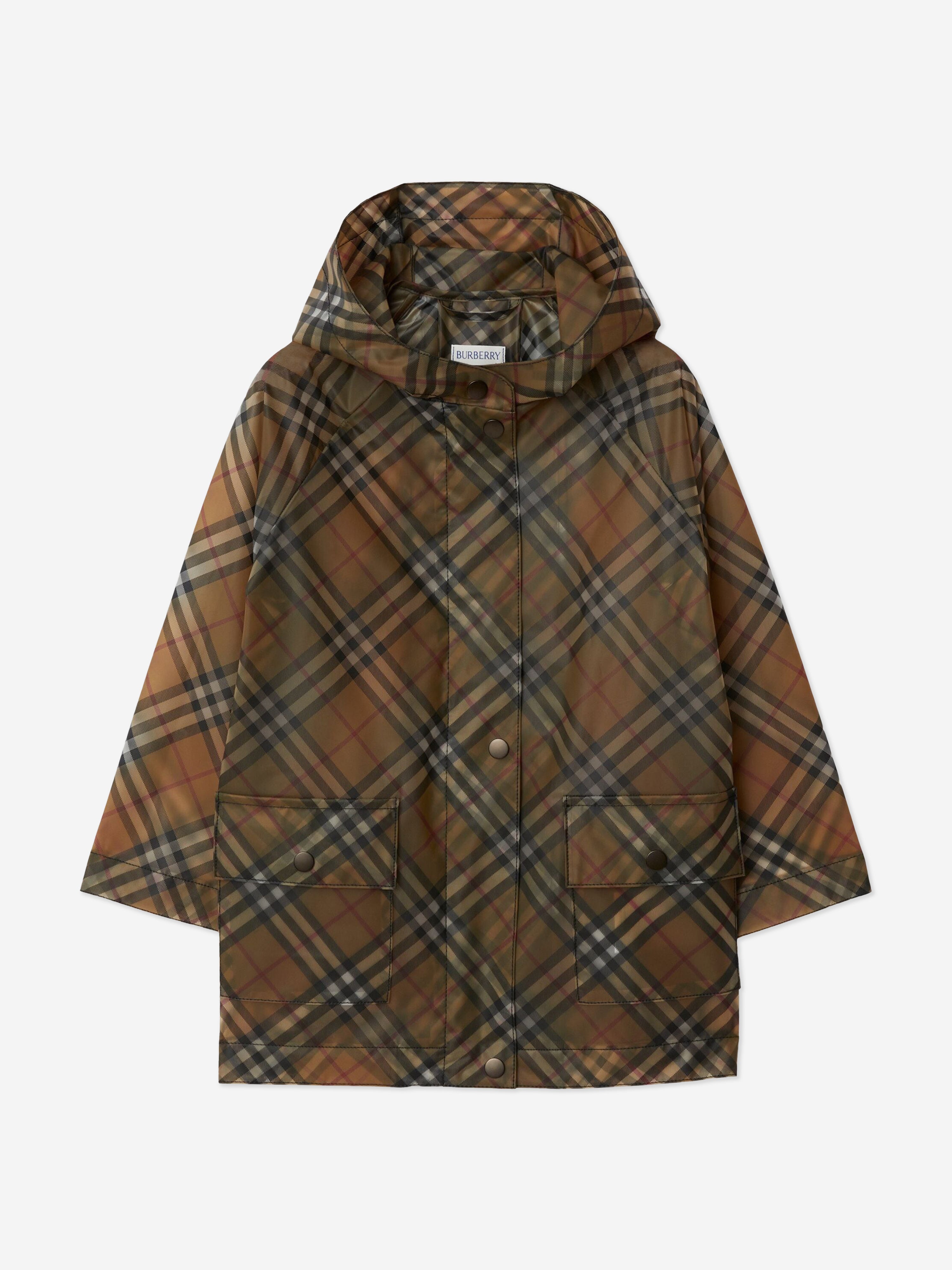 Girls Archive Check Emilia Jacket in Beige