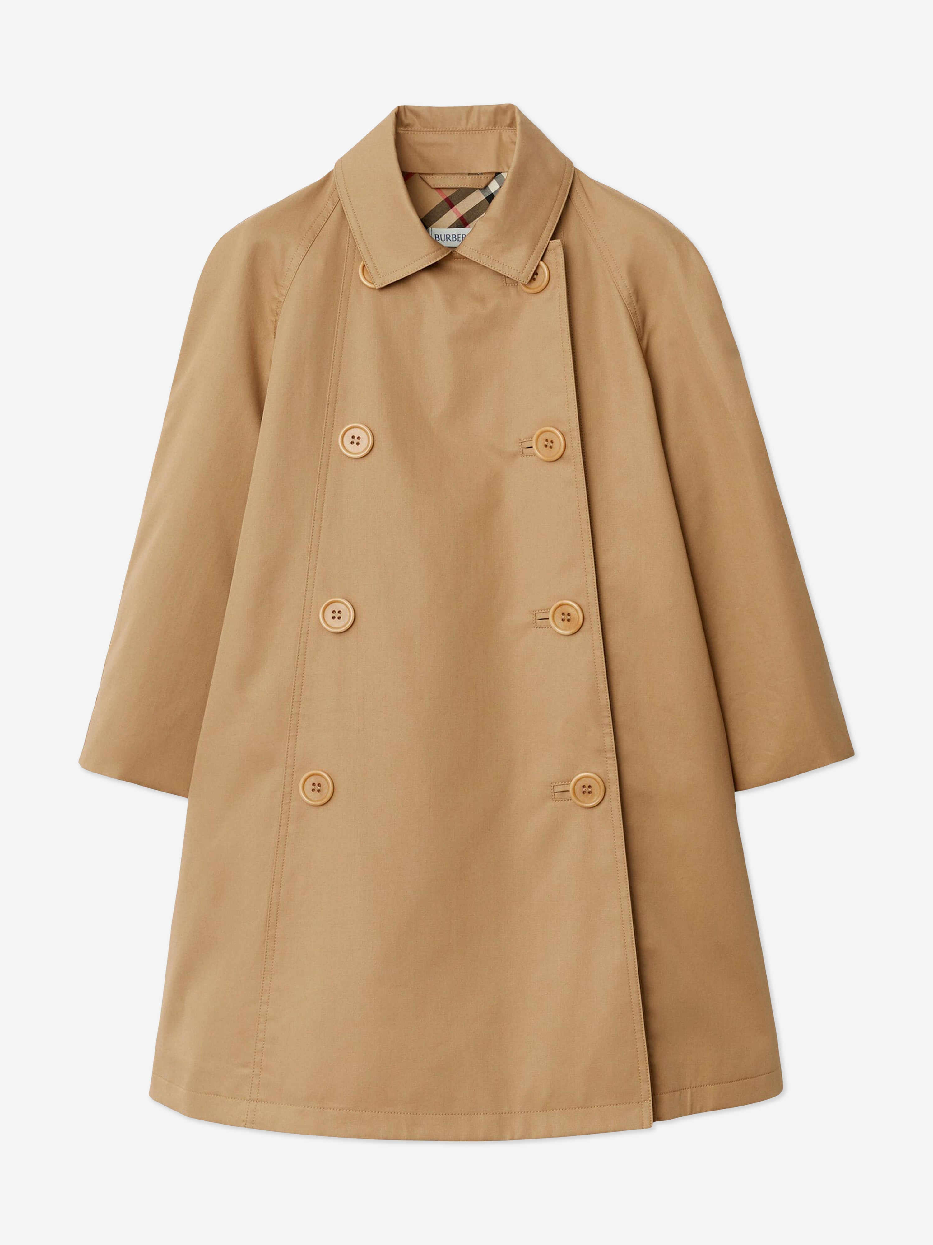 Girls Olivia Trench Coat in Beige