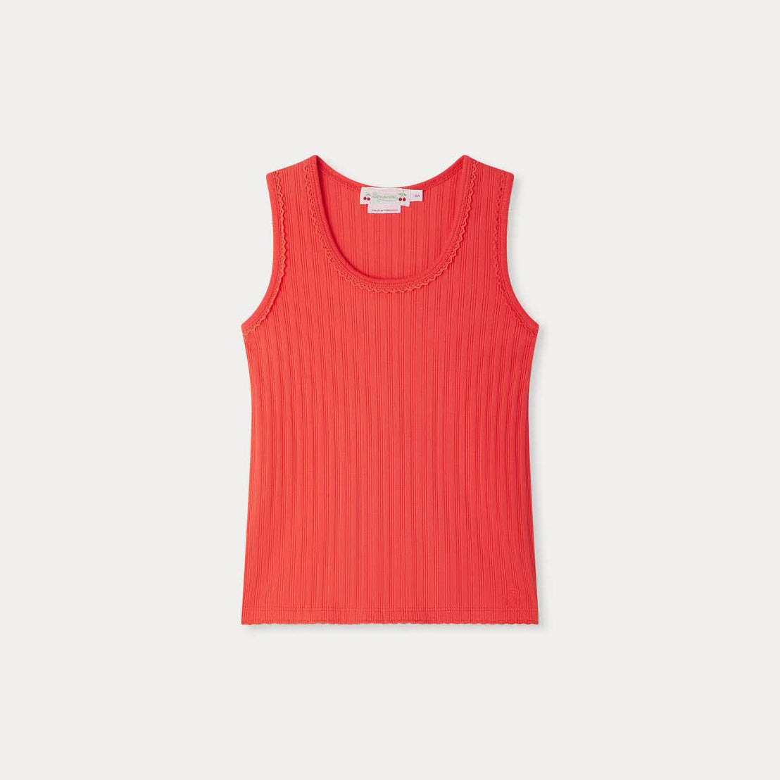 Girls Poppy Cotton Vest