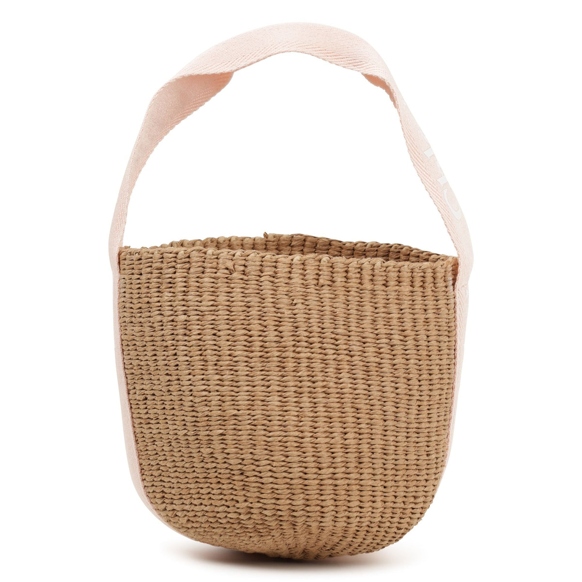 Sac à main tissé beige pour filles (L17cmxH18cm)