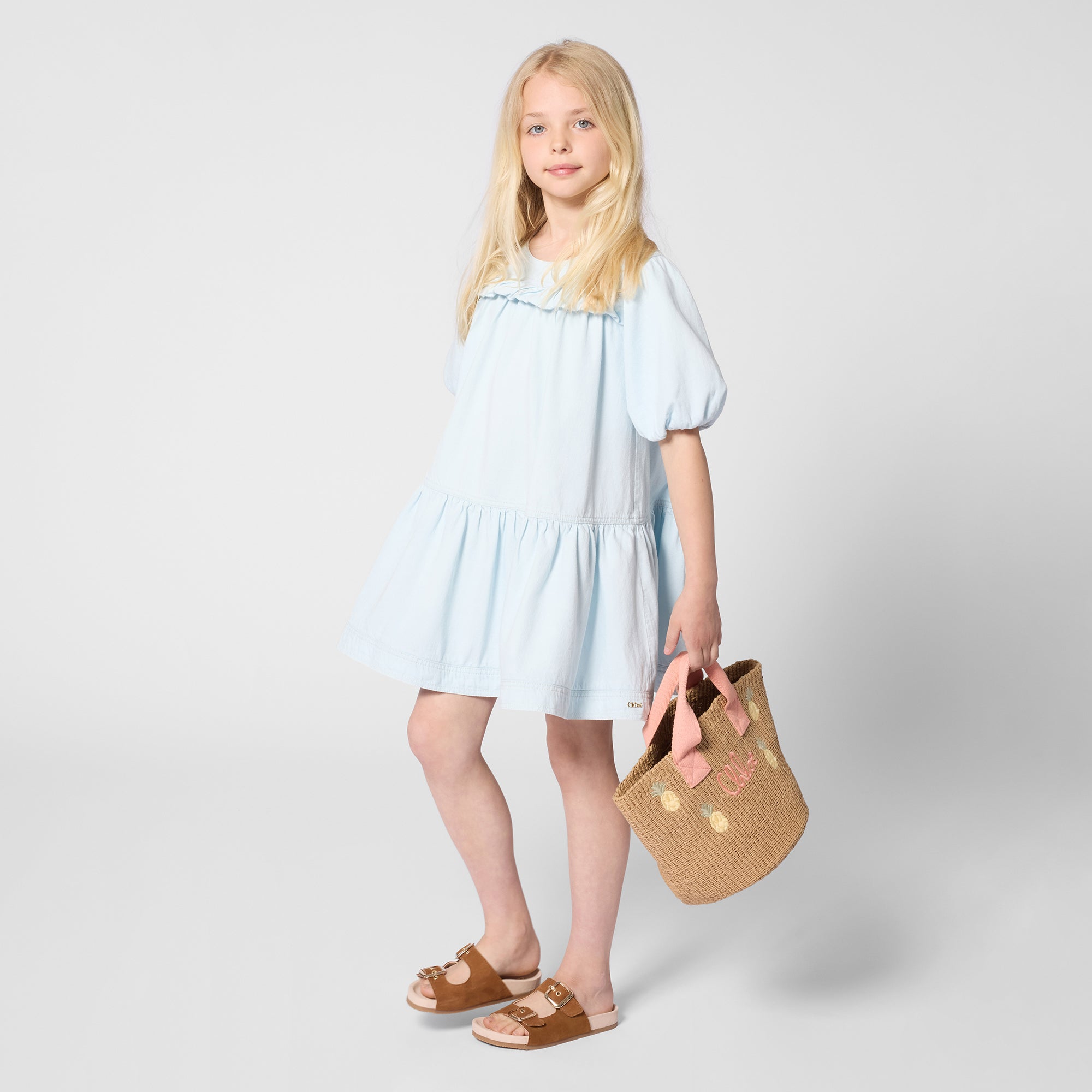 Sac à main Ananas Beige pour Filles (L33cm x H22cm)