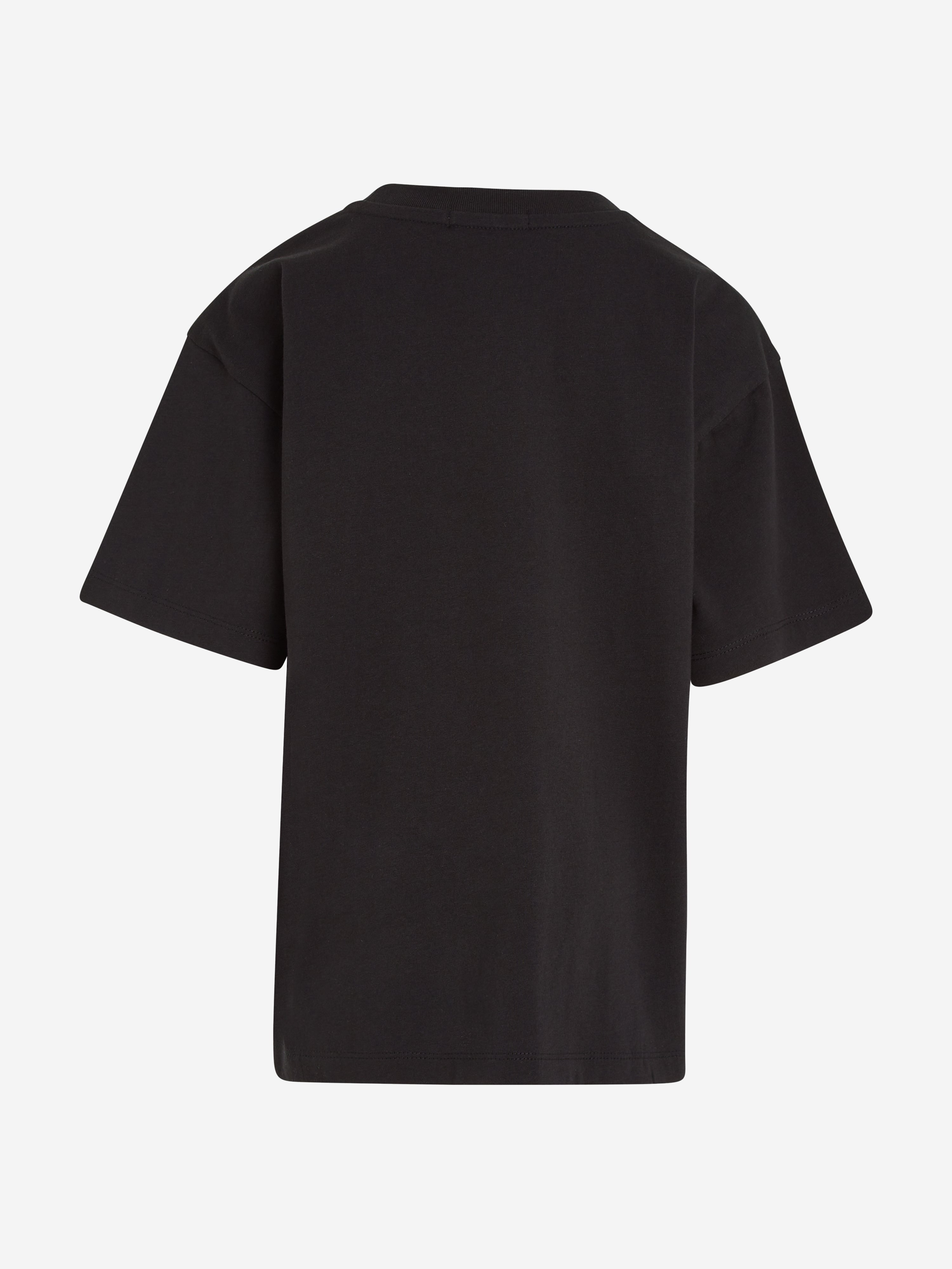 Calvin Klein Boys Hyper Real Monogram T-Shirt in Black