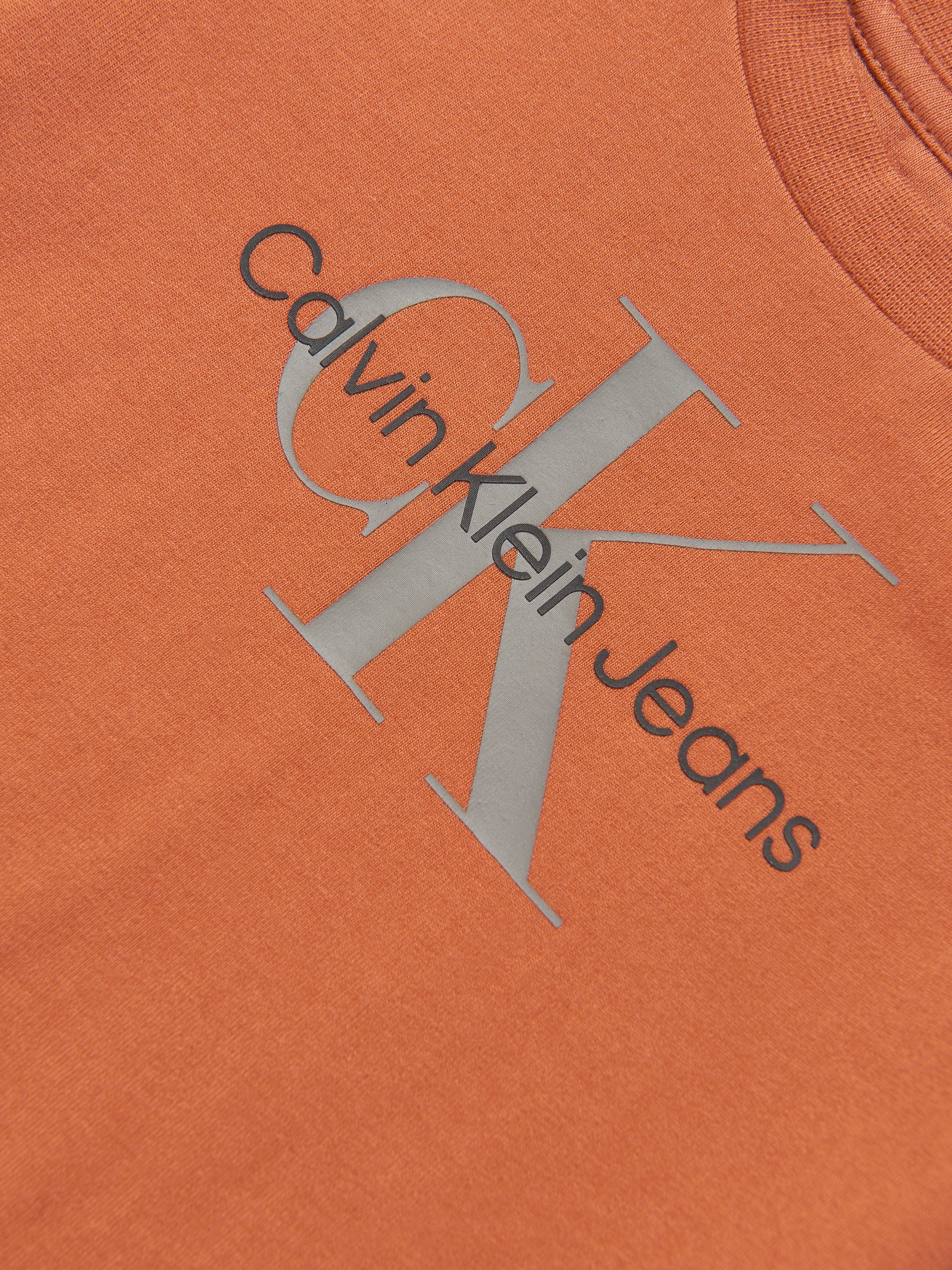 Calvin Klein Baby Monogram T-Shirt in Auburn