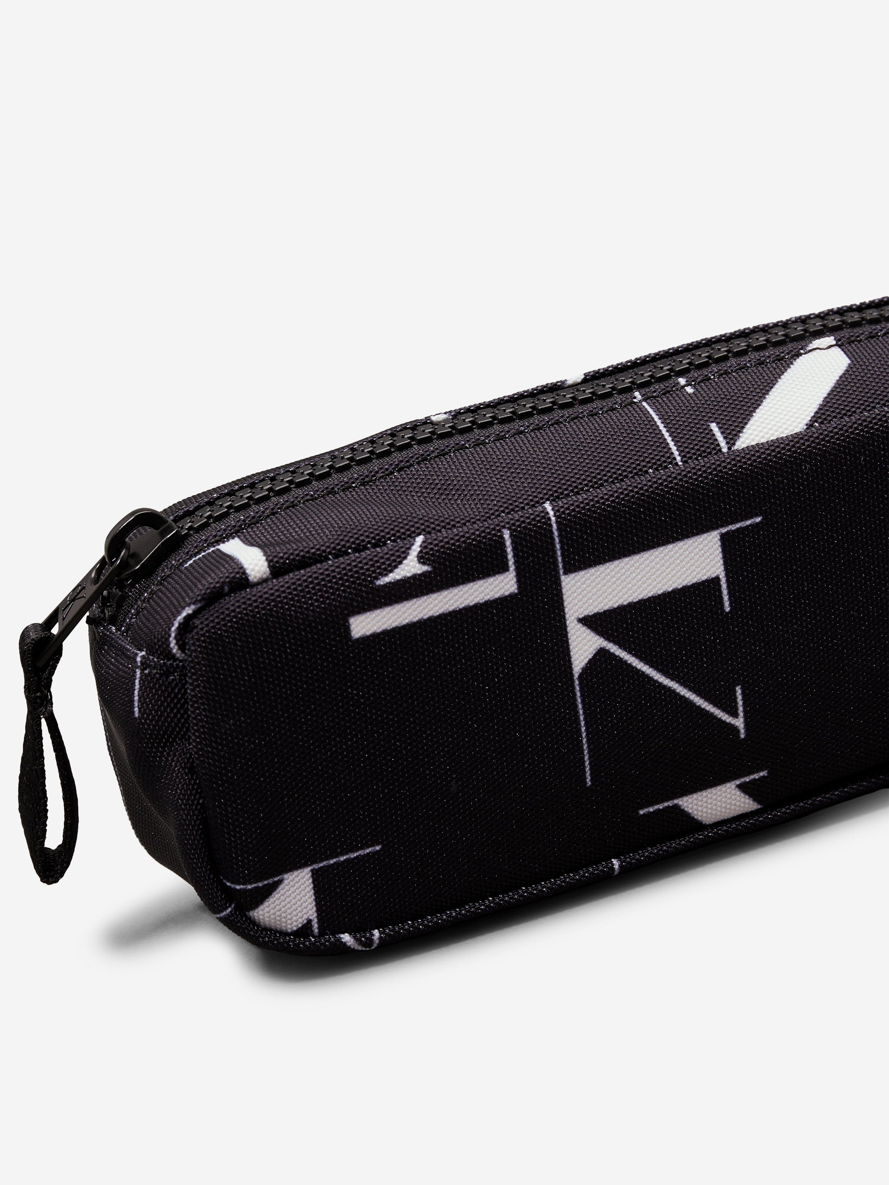 Calvin Klein Kids City Grid AOP Pencil Case in Black (19.5cm)