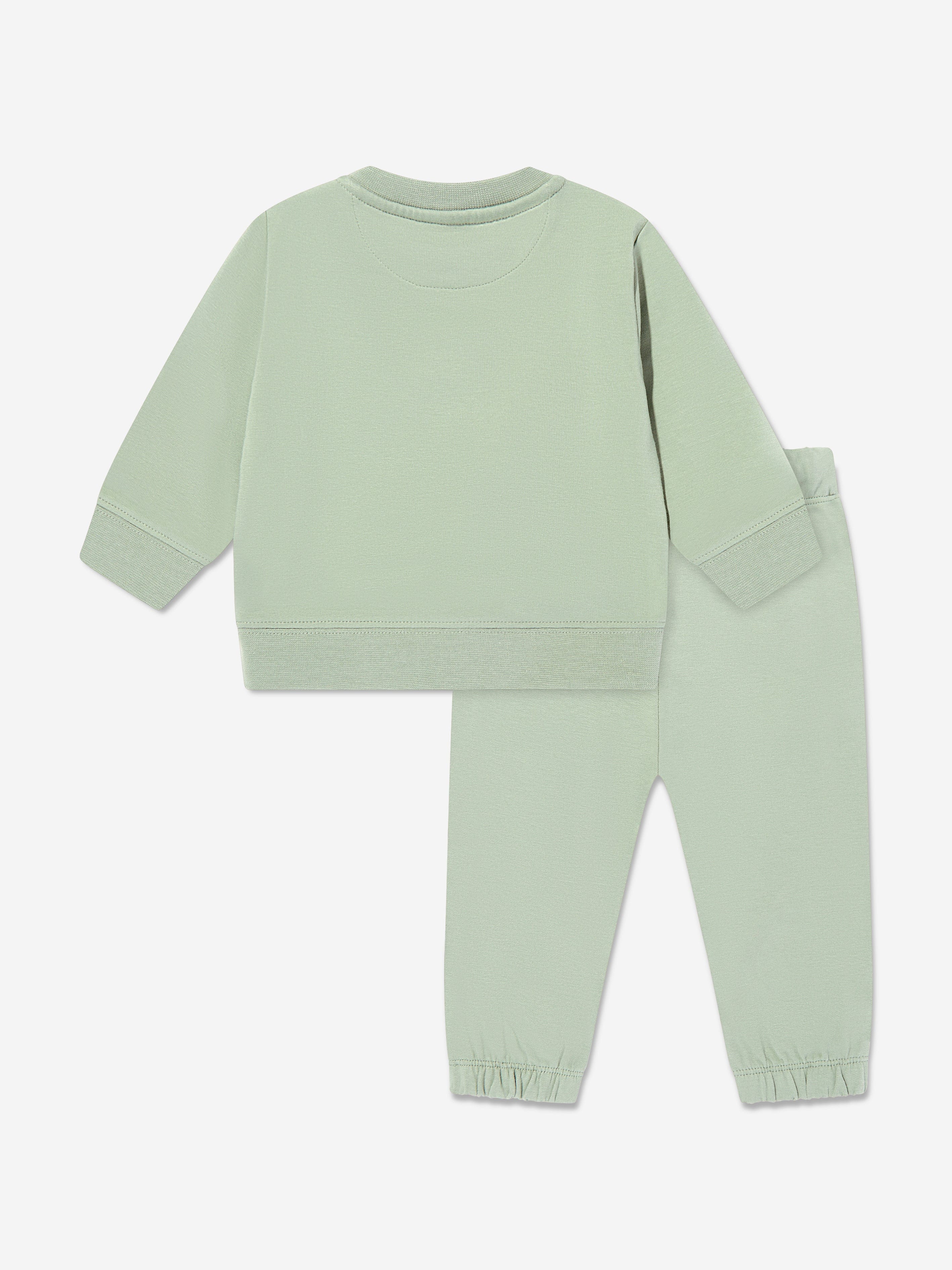 Calvin Klein Baby Monogram Tracksuit in Green