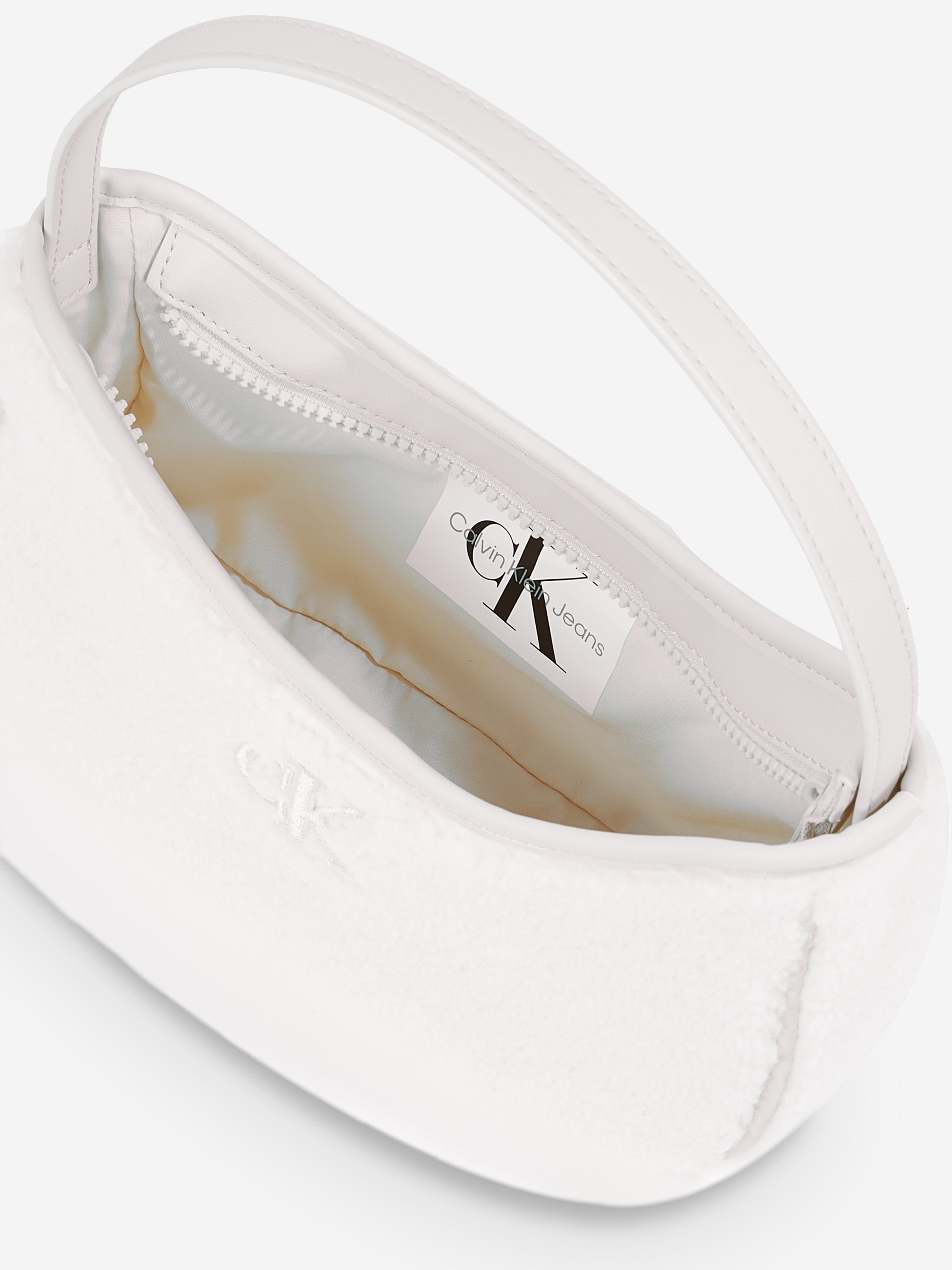 Calvin Klein Girls Teddy Shoulder Bag in Ivory (25cm)