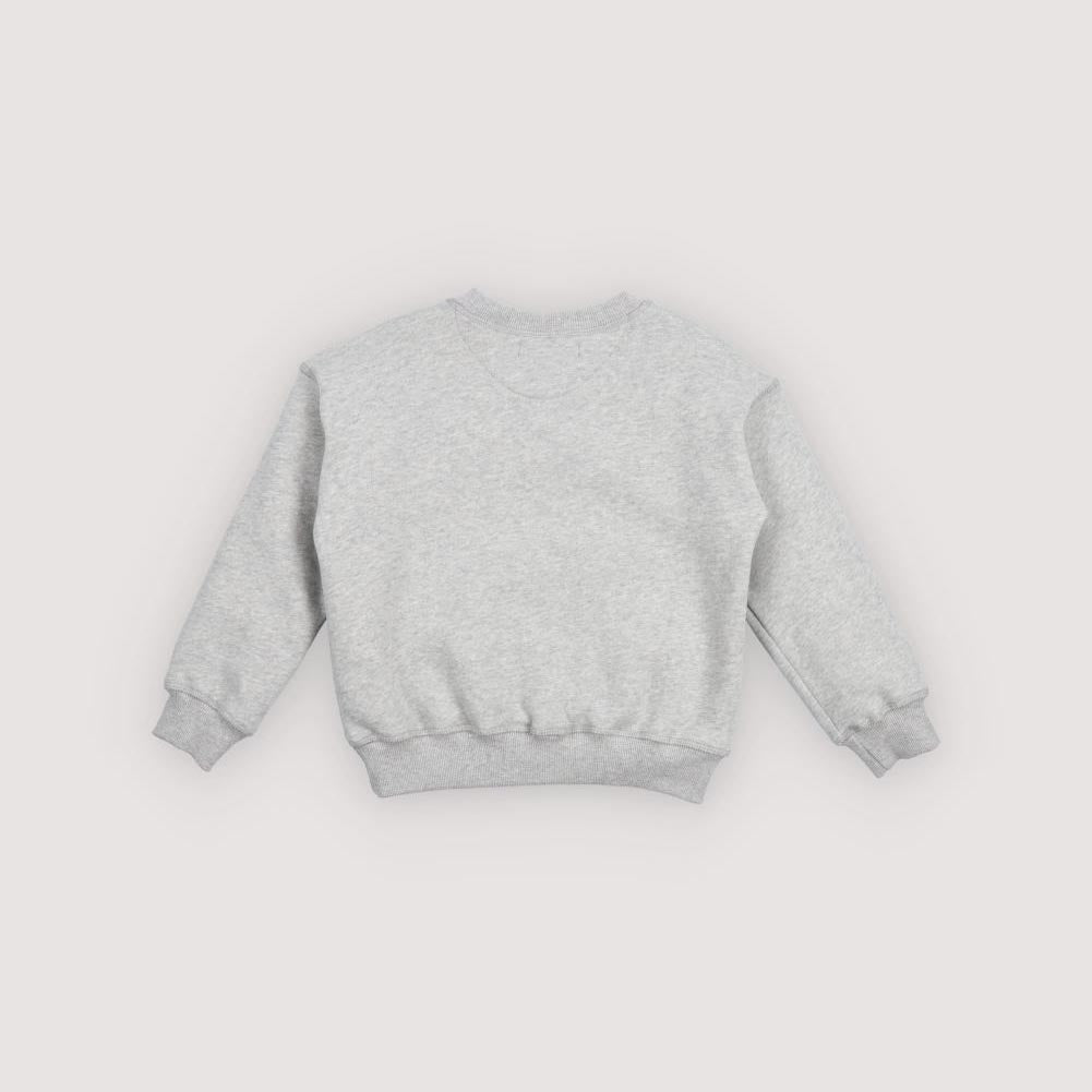 Boys & Girls Grey Logo Cotton Sweatshirt