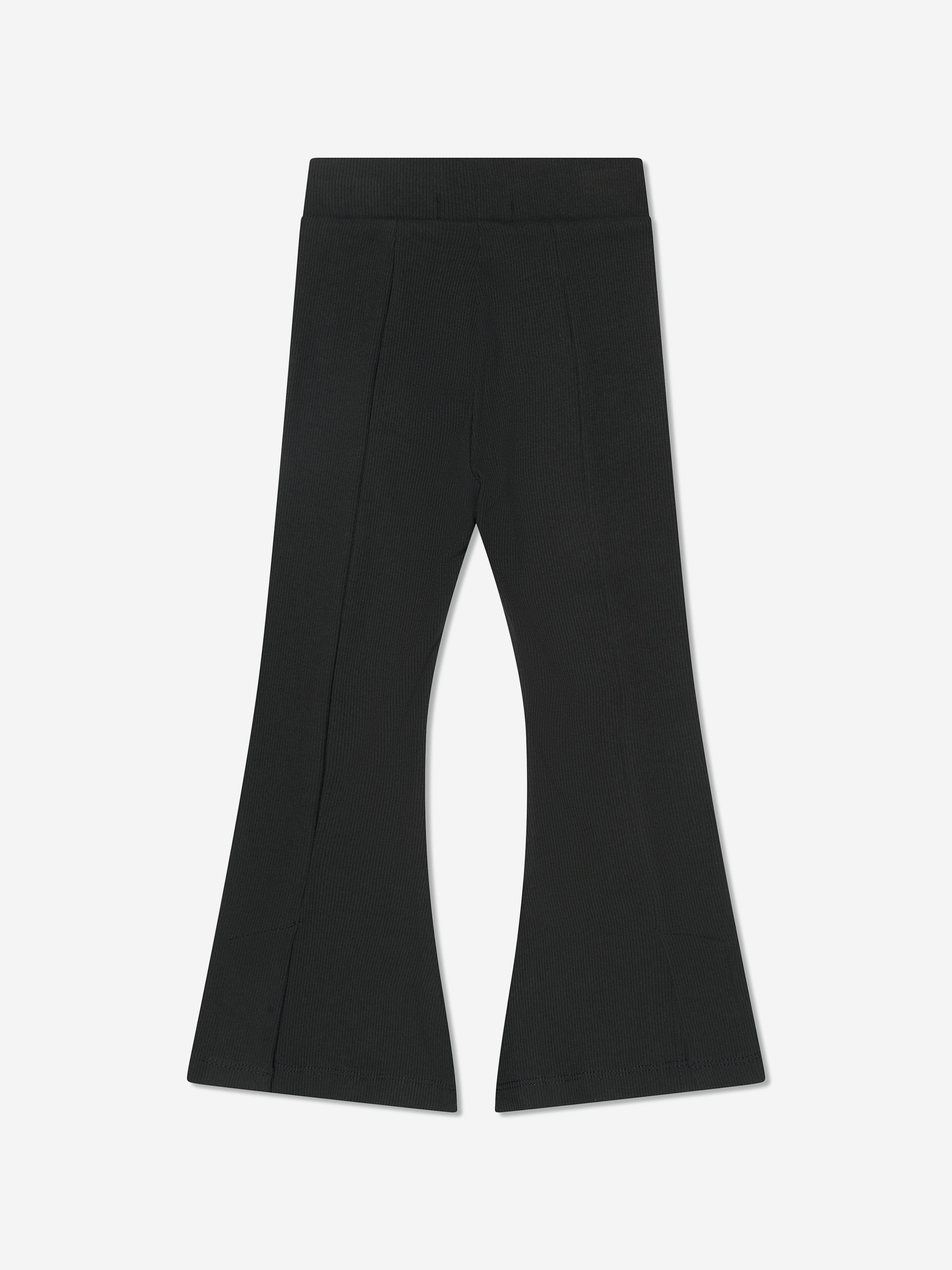 Calvin Klein Girls Flared Trousers in Black