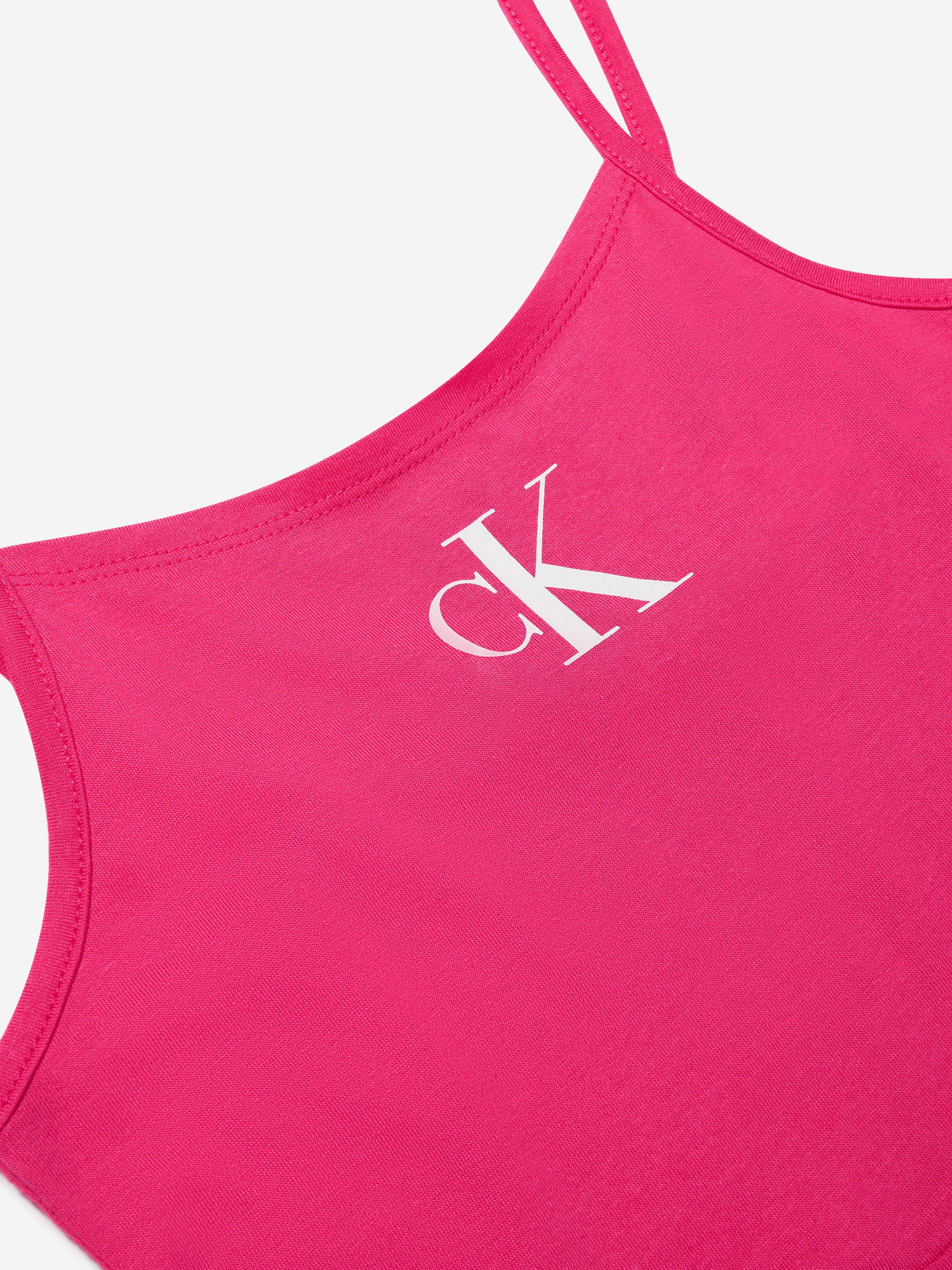 Calvin Klein Girls Beach Dress in Pink