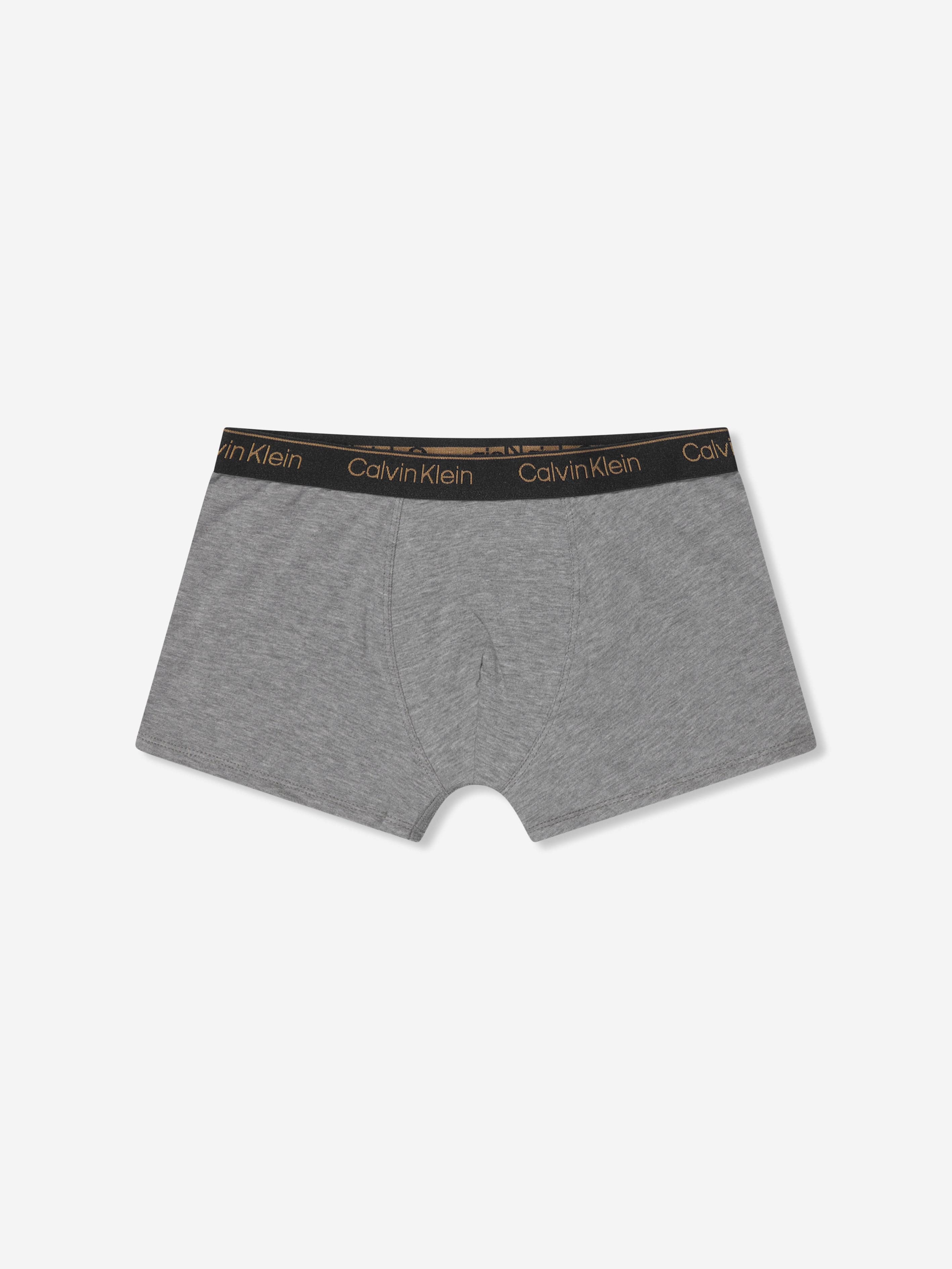 Calvin Klein Boys 5 Pack Trunks Set in Red