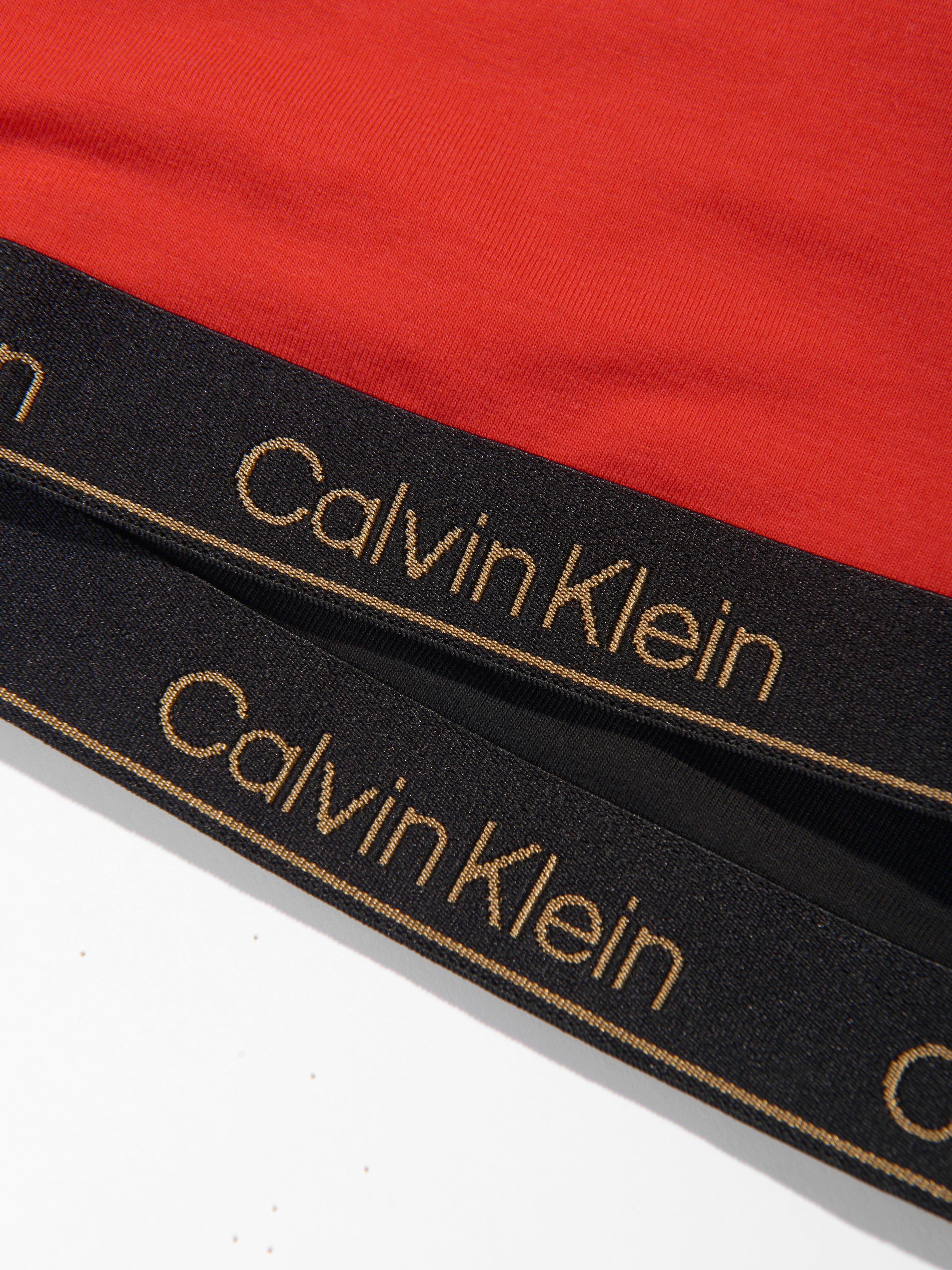 Calvin Klein Girls 2 Pack Bralette Set in Red