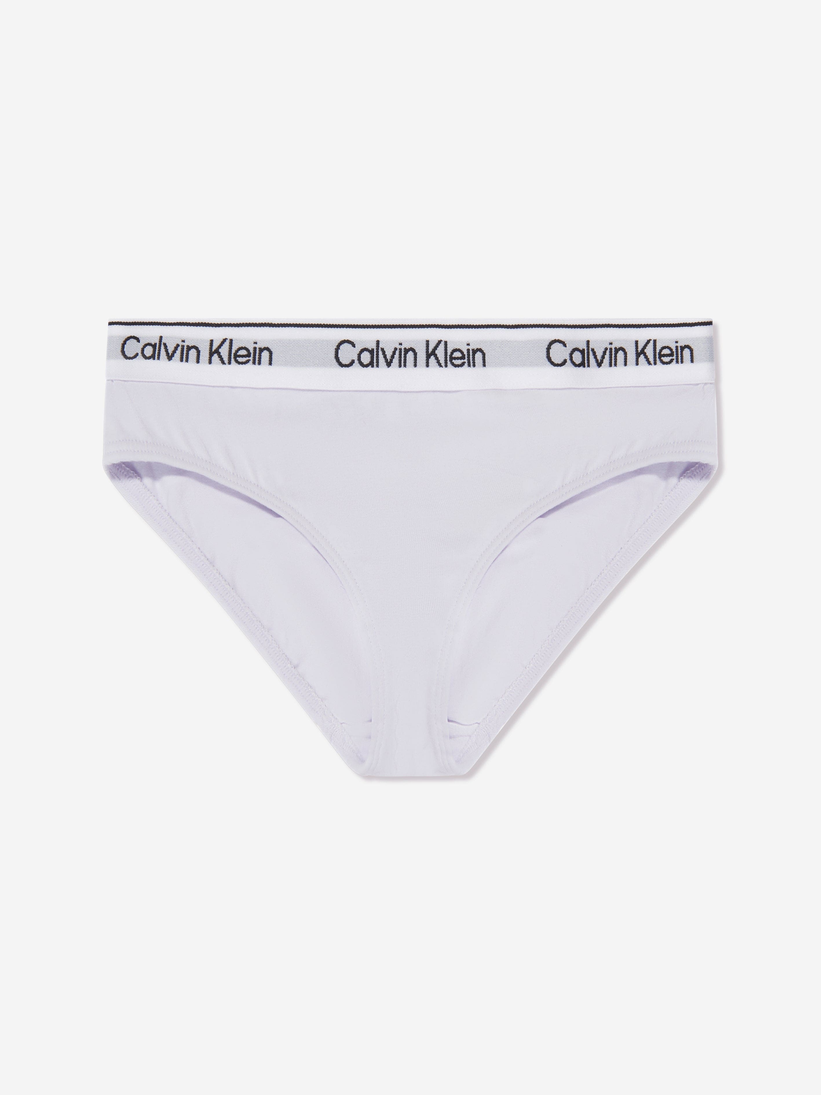 Calvin Klein Girls Bikini Knickers Set (5 Pack) in Lilac