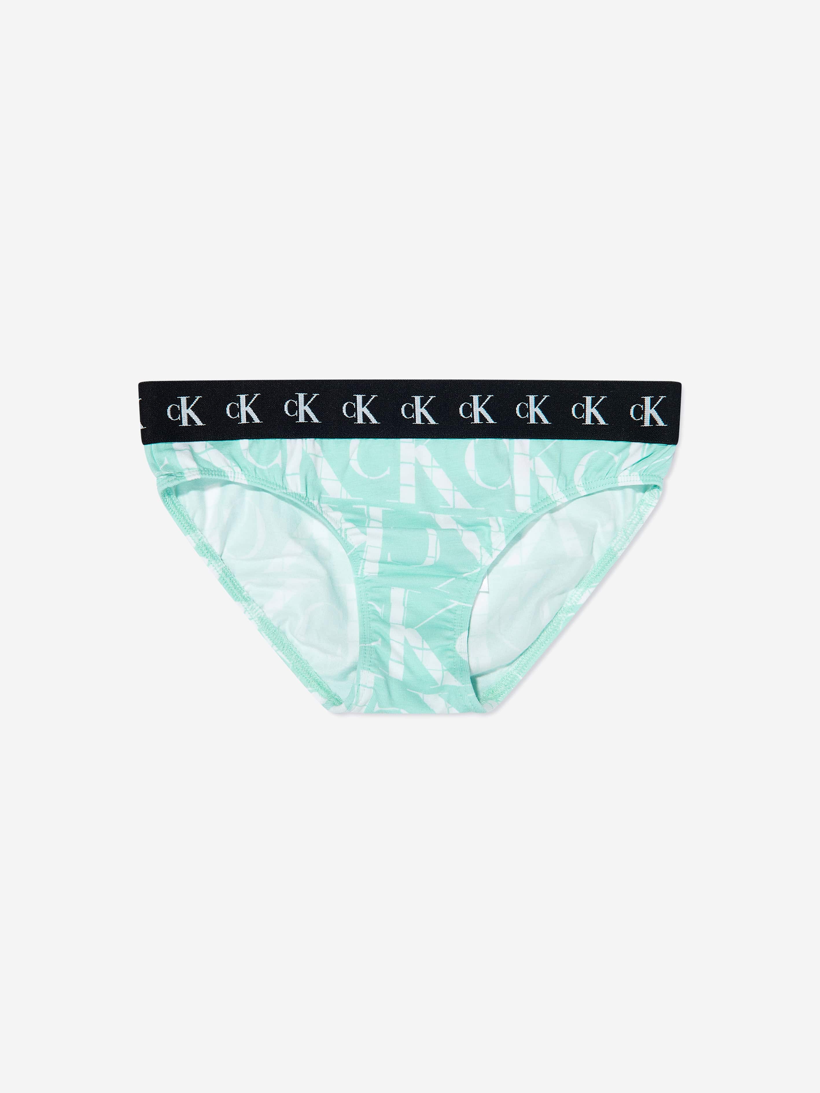 Calvin Klein Girls 3 Pack Bikini Knickers Set in Multicolour