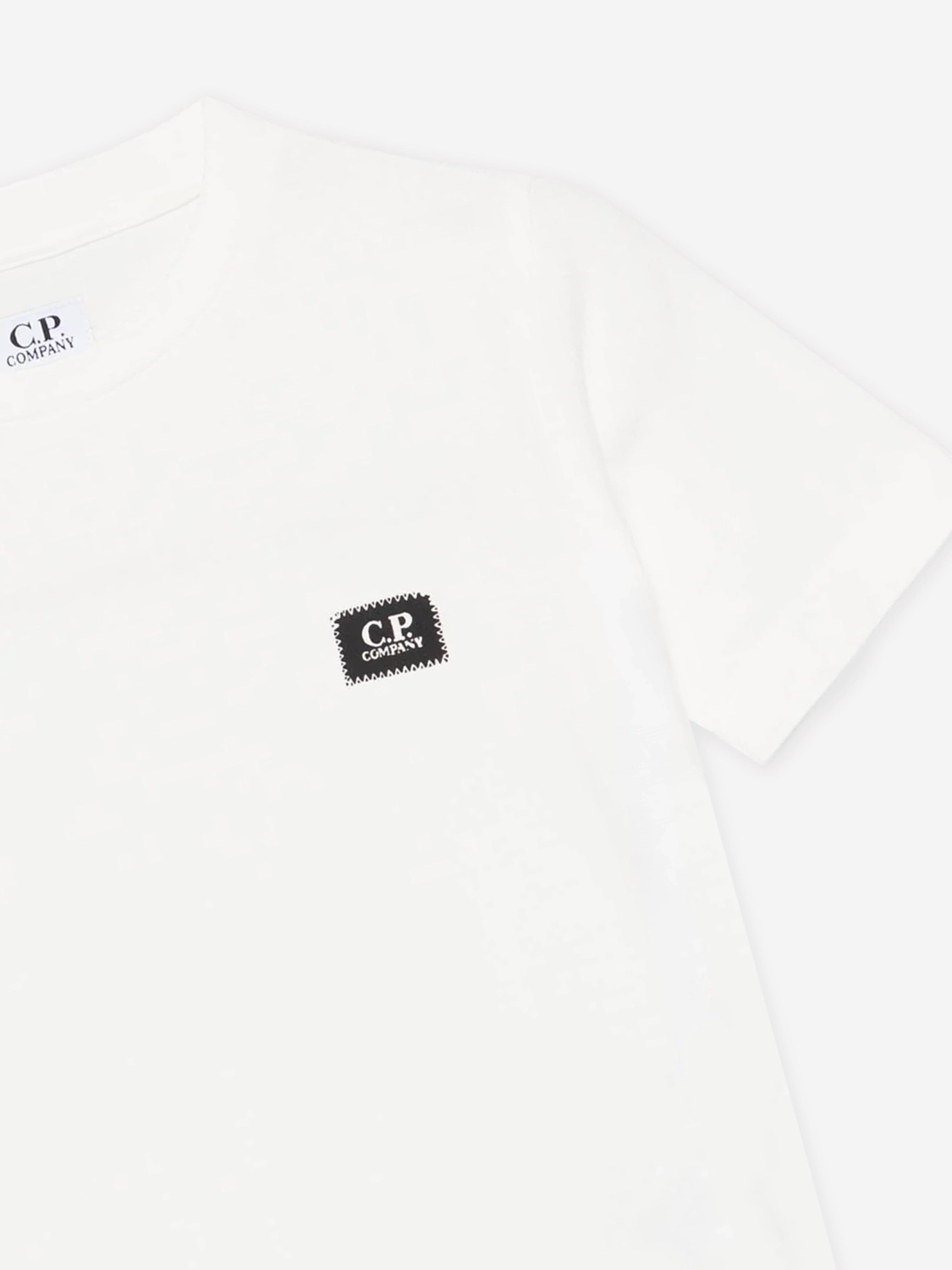 Boys Logo T-Shirt in Ivory