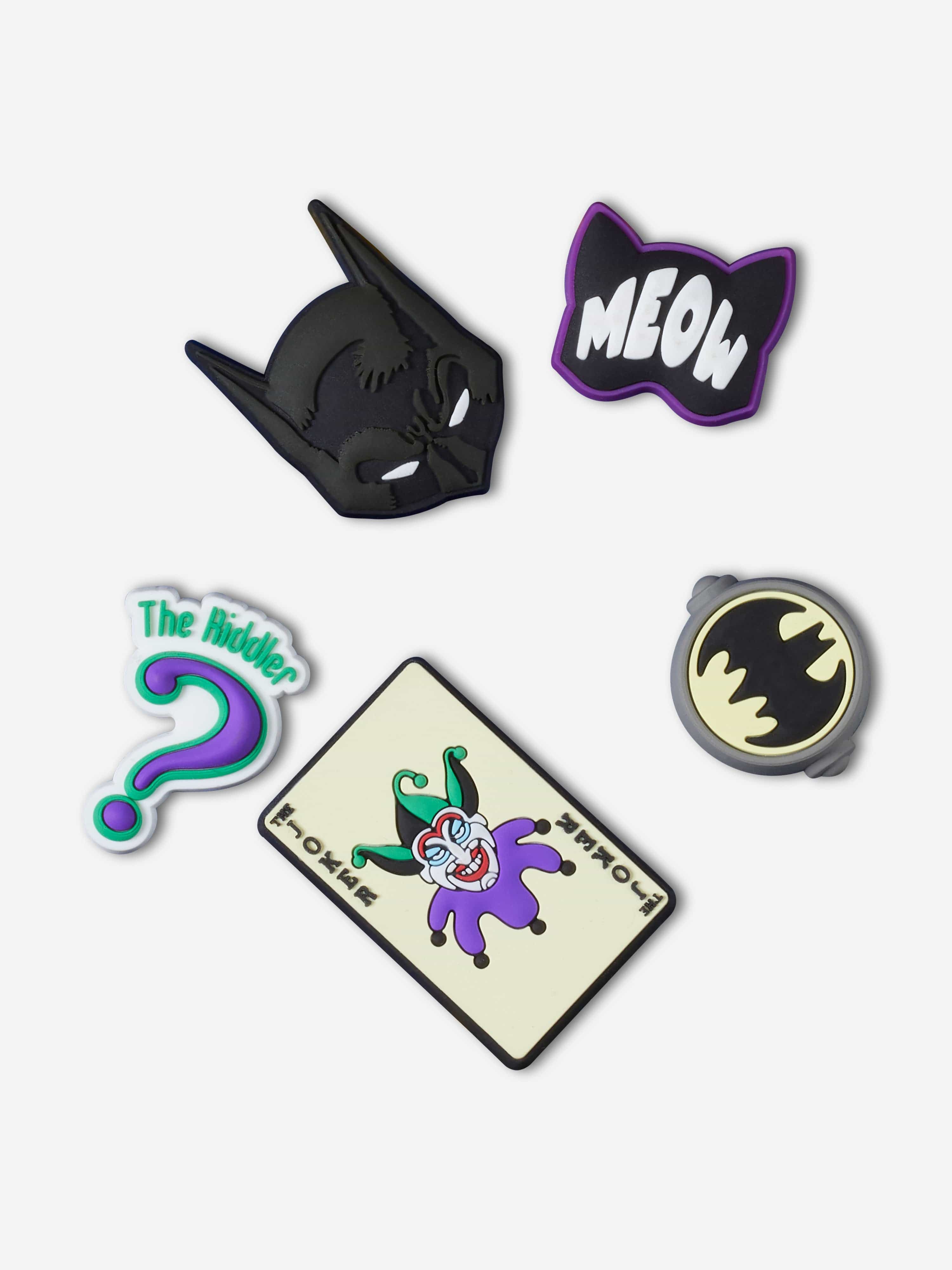 Kids Batman Jibbitz™ Charm 5 Pack in Multicolour