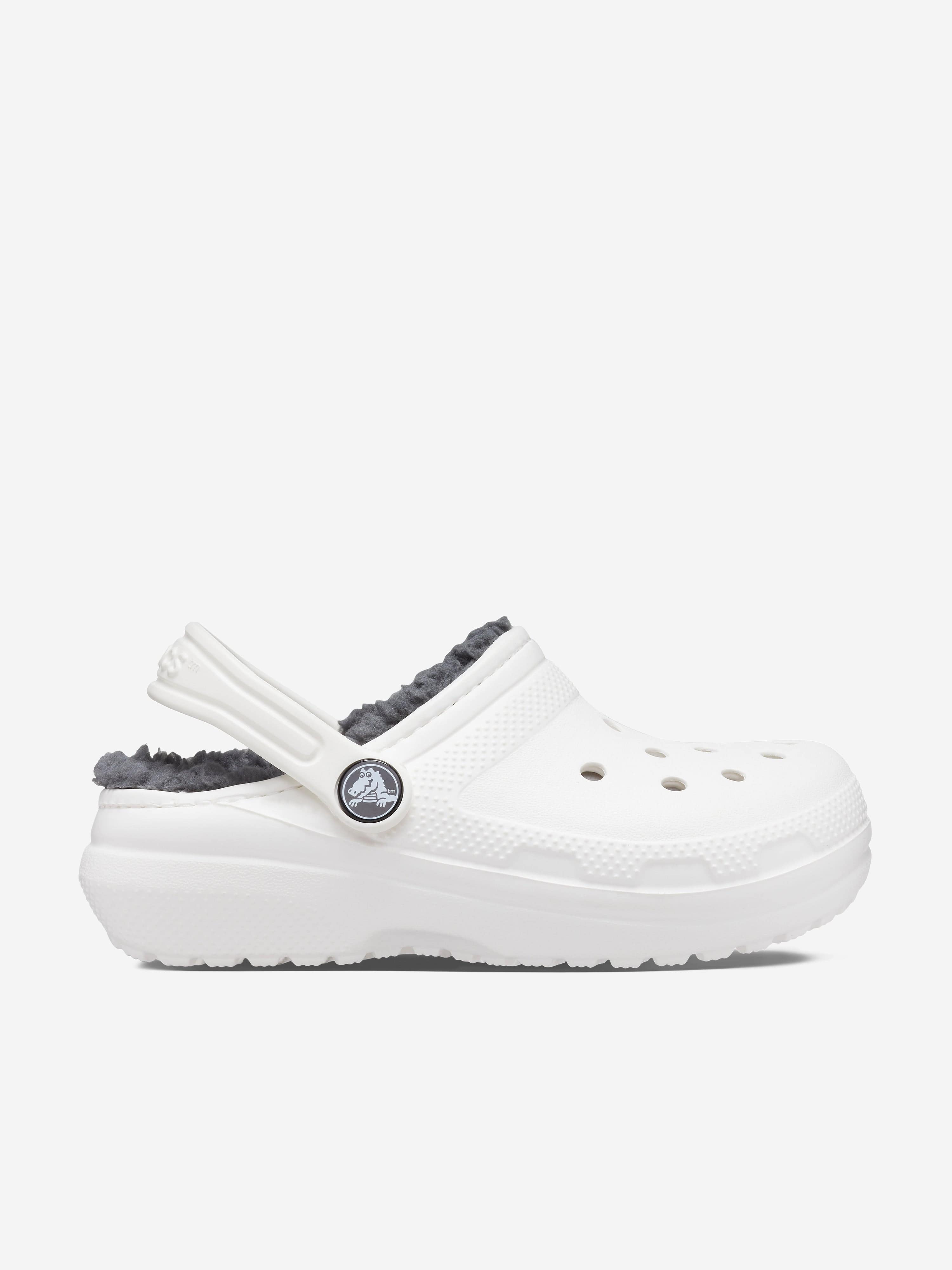 Kids Classic Lined Clog in White