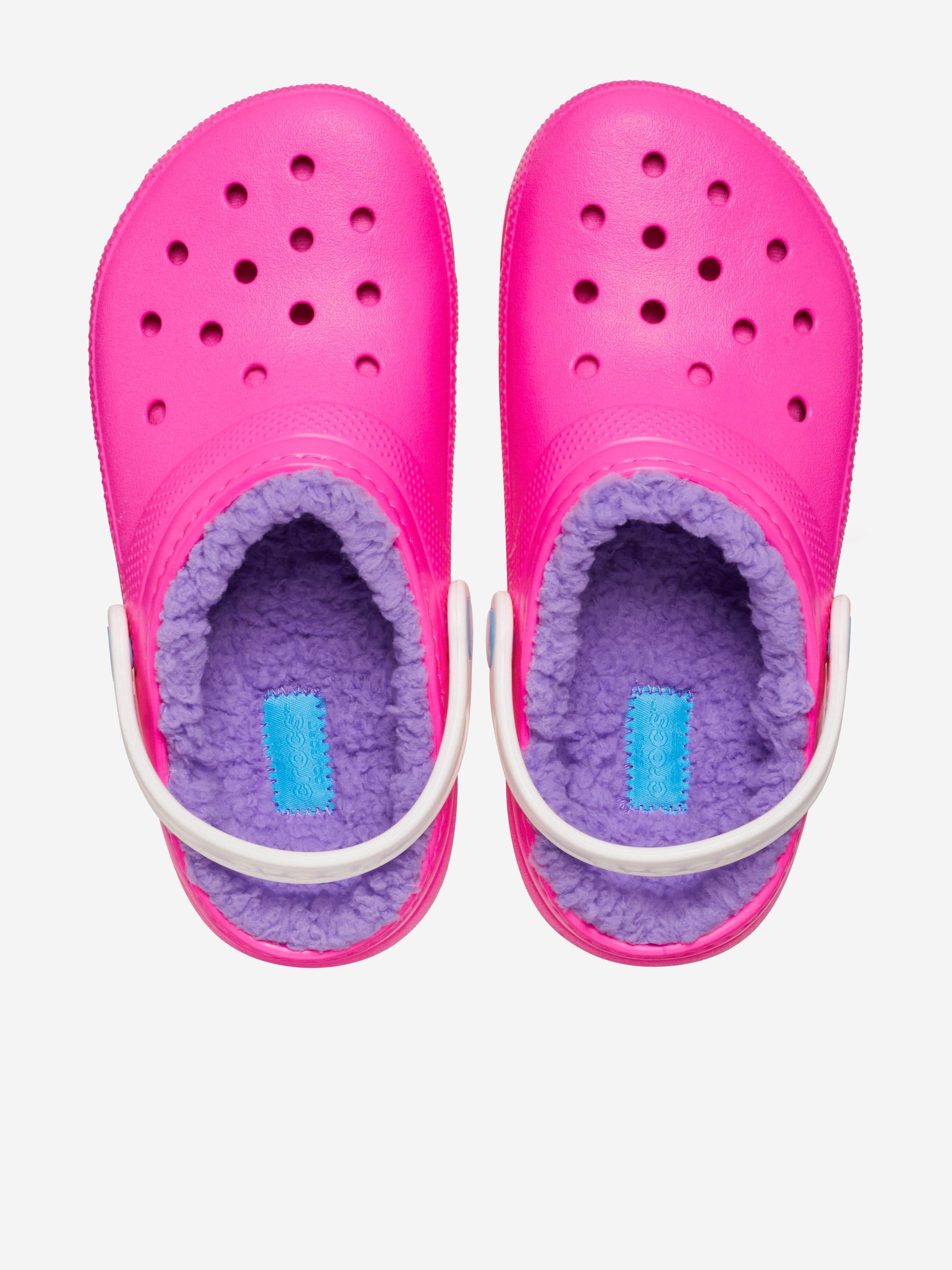 Girls Classic Lined Clog in Pink