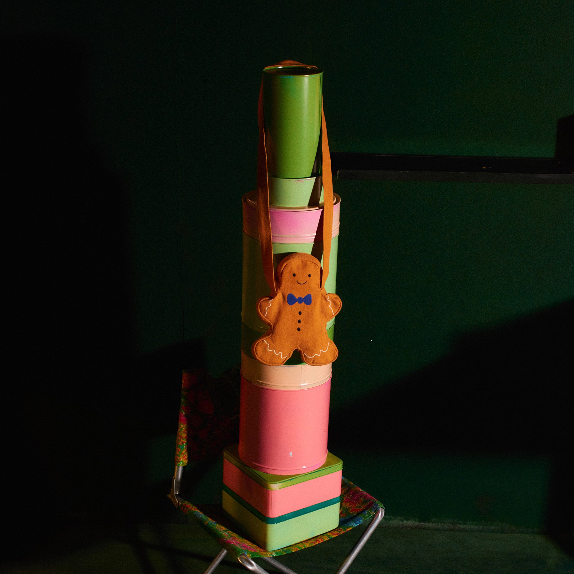 Boys & Girls Yellow Gingerbread Shoulder Bag