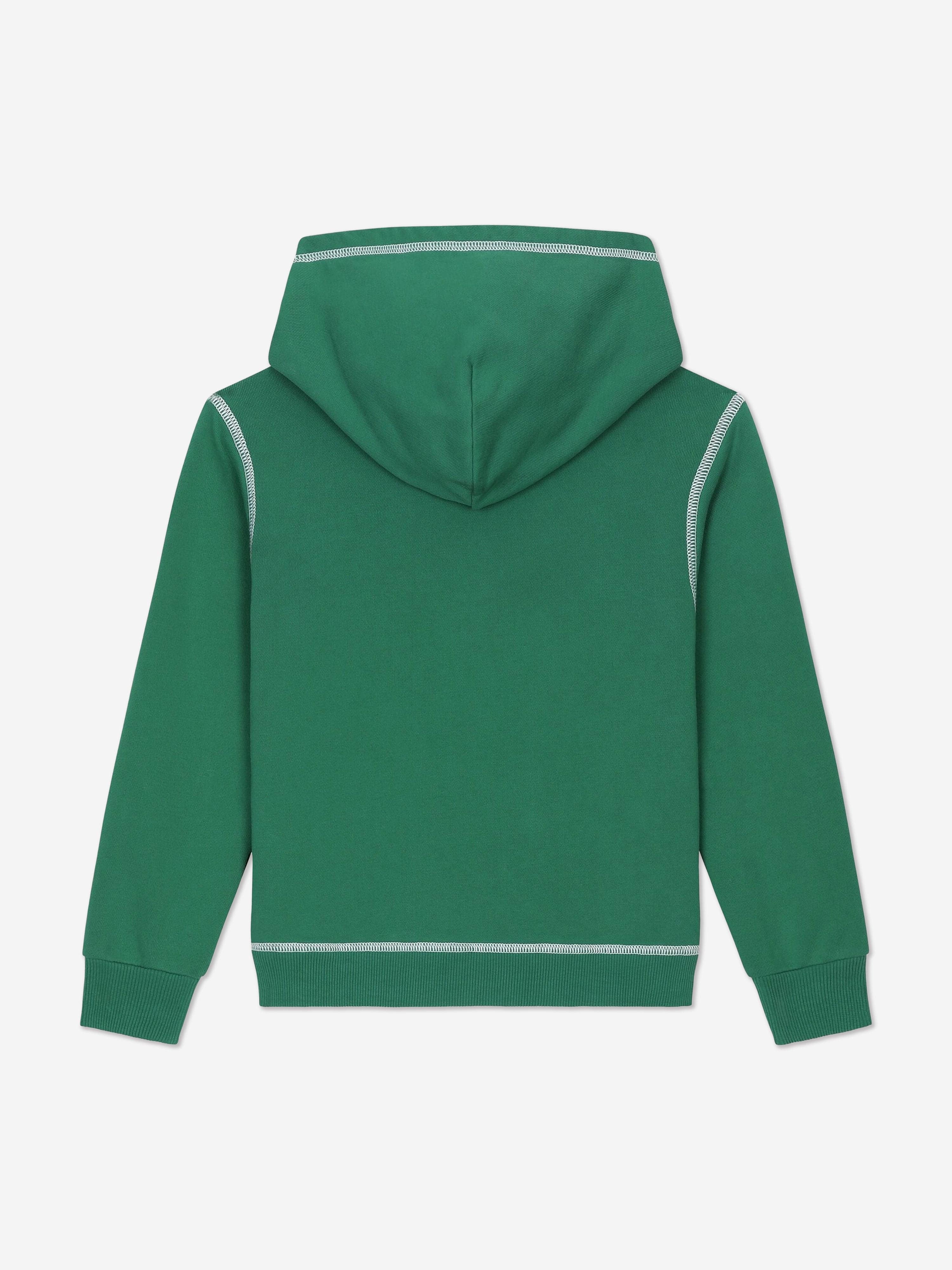 Dolce & Gabbana Boys Logo Hoodie in Green