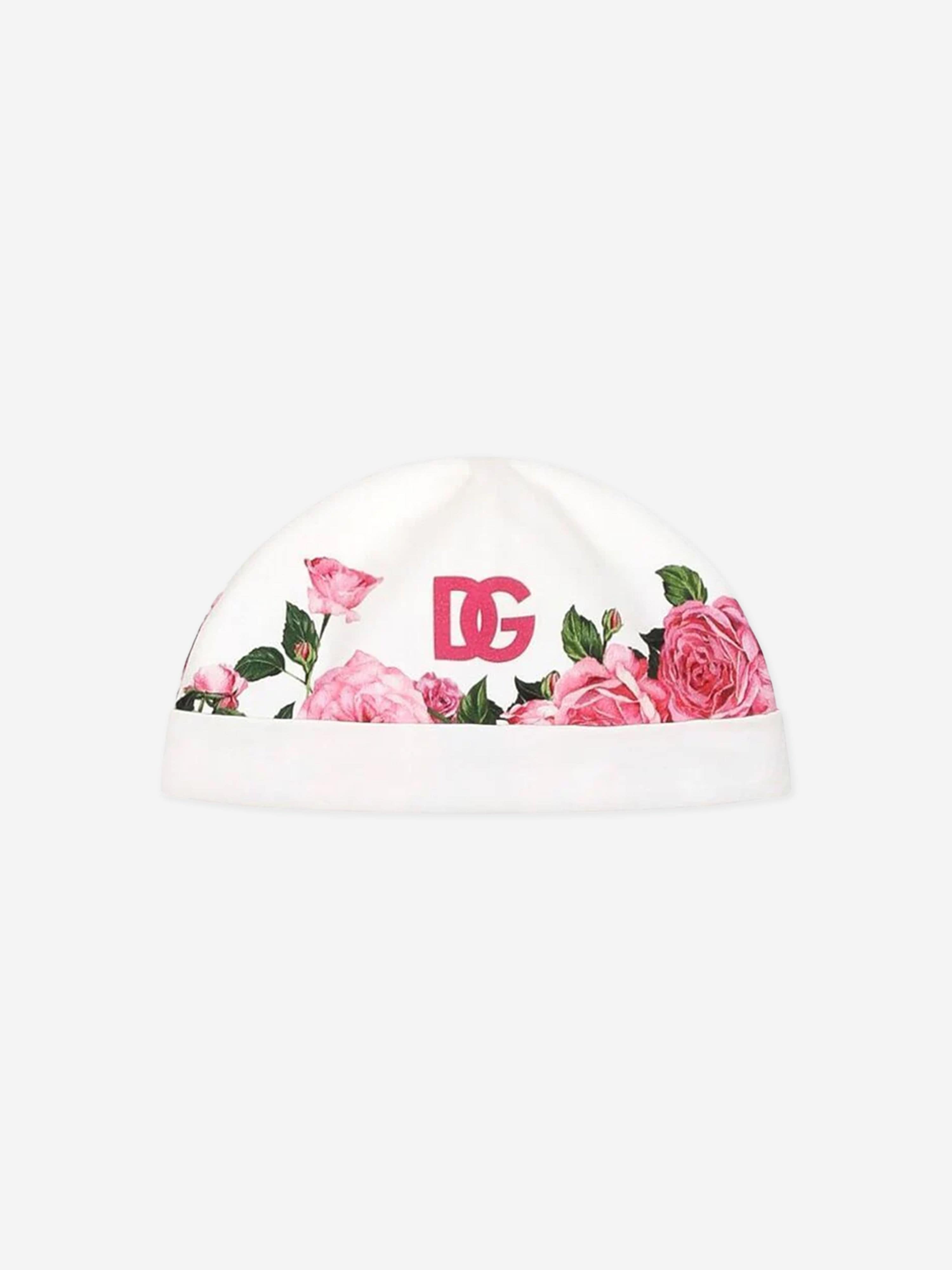 Dolce & Gabbana Baby Girls Rose Babygrow Gift Set in White